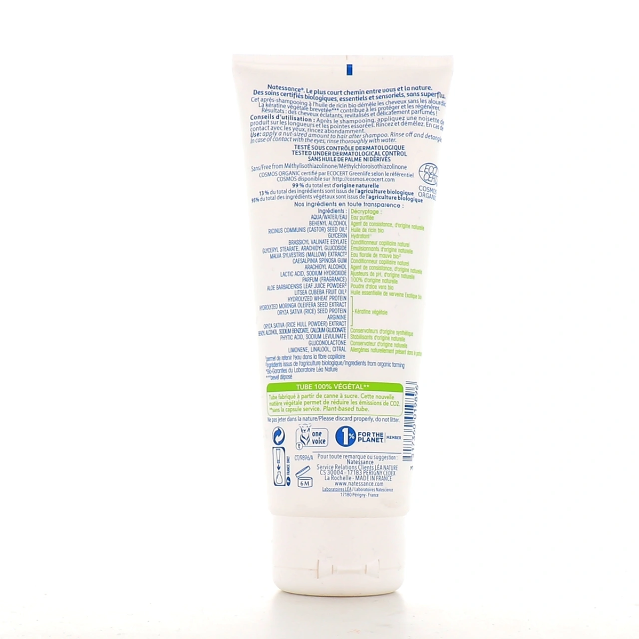 Natessance Après-shampooing Fortifiant Ricin & Kératine végétale - Vue 4