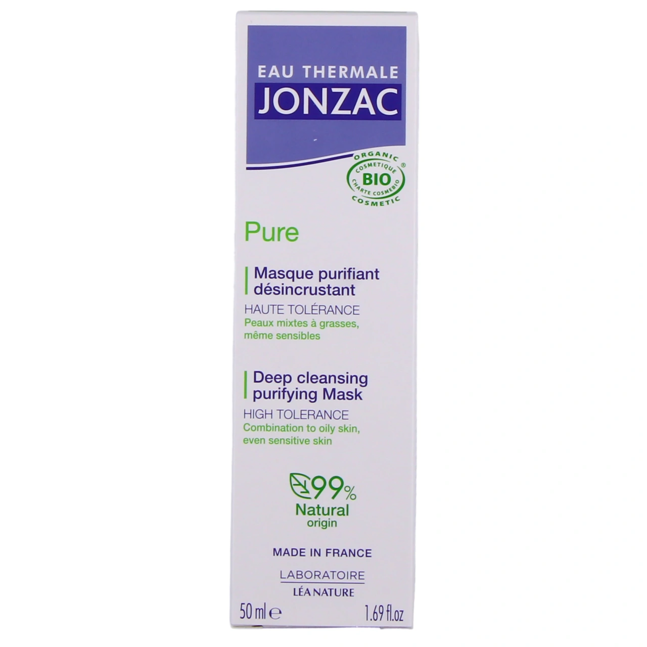 Jonzac Pure Masque Purifiant Désincrustant Bio - Vue 2