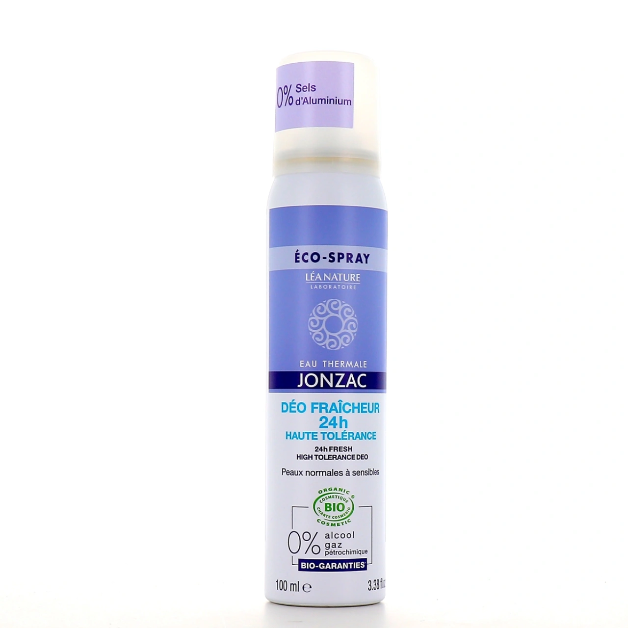 Jonzac Déodorant Fraîcheur 24h Bio Haute Tolérance Eco-Spray - Jonzac