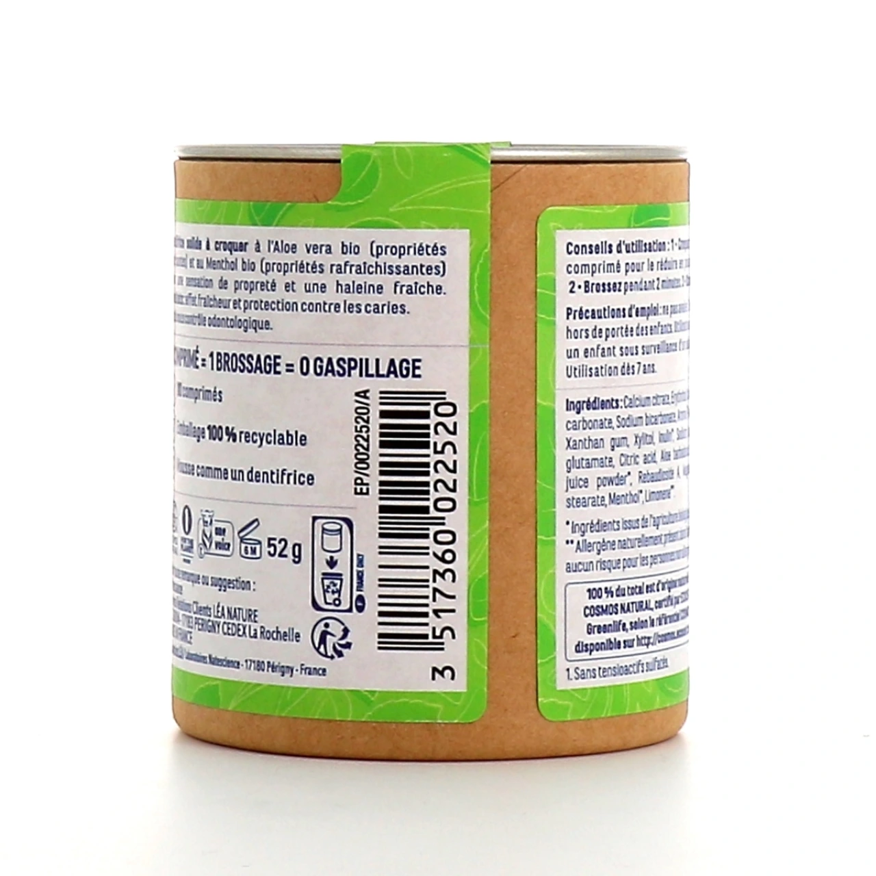 Natessance Dentifrice à Croquer 80 comprimés - Vue 4