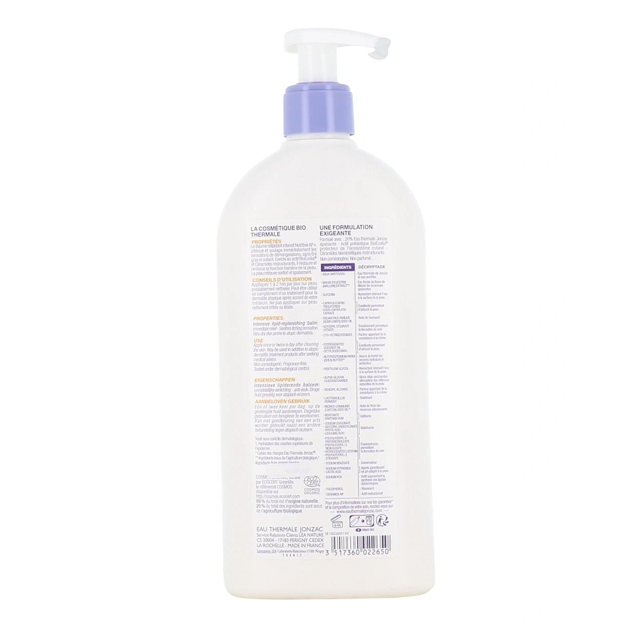 Jonzac Nutritive AP+ Baume relipidant intensif - Vue 9