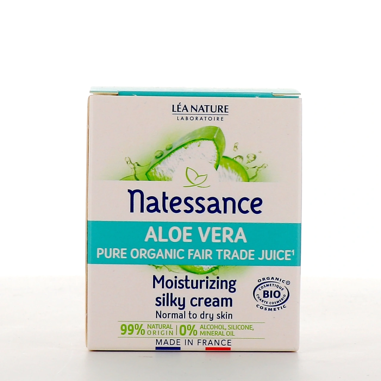 Natessance Crème Soyeuse Hydratante Aloe Vera Bio - Natessance