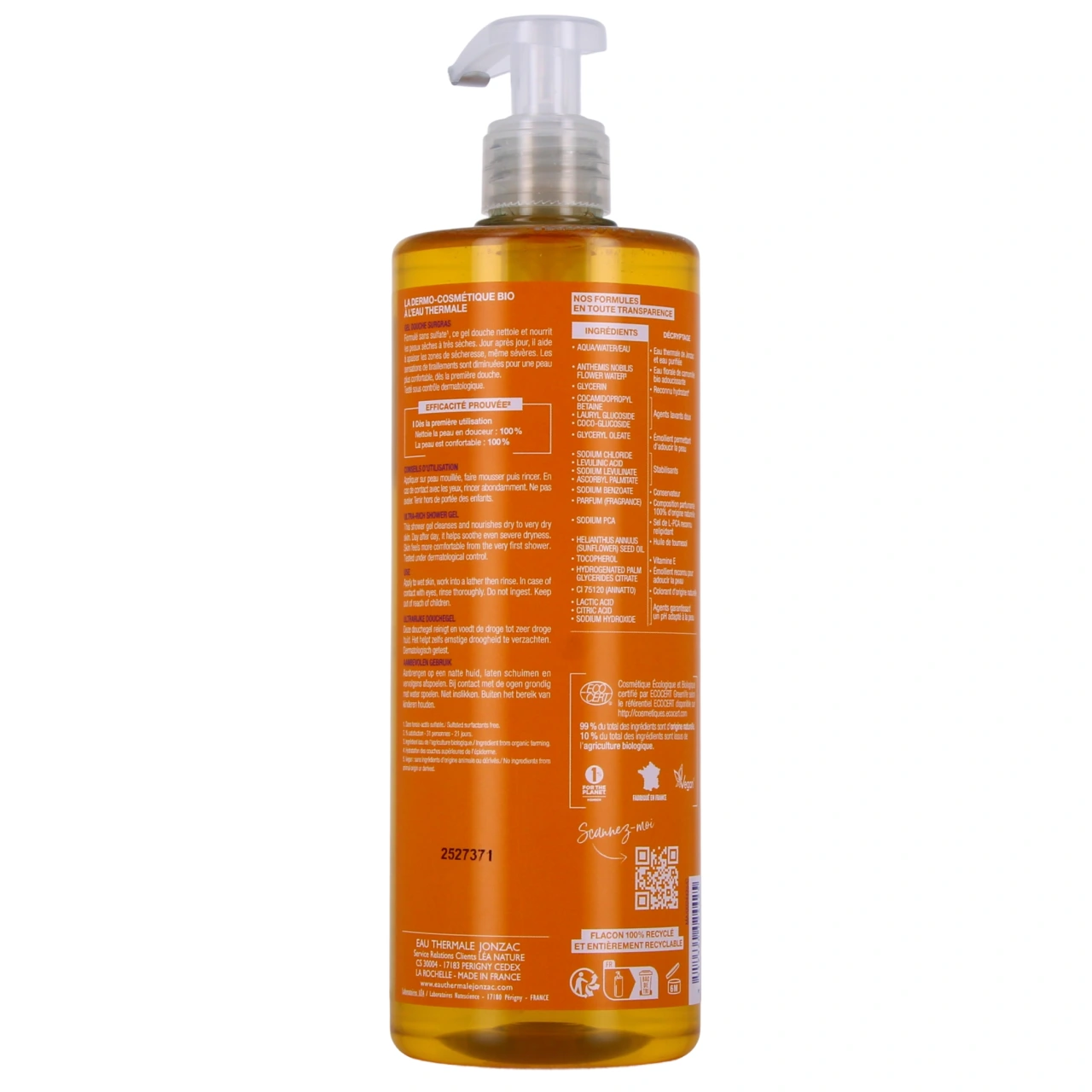 Jonzac Gel douche surgras haute tolérance - Vue 6