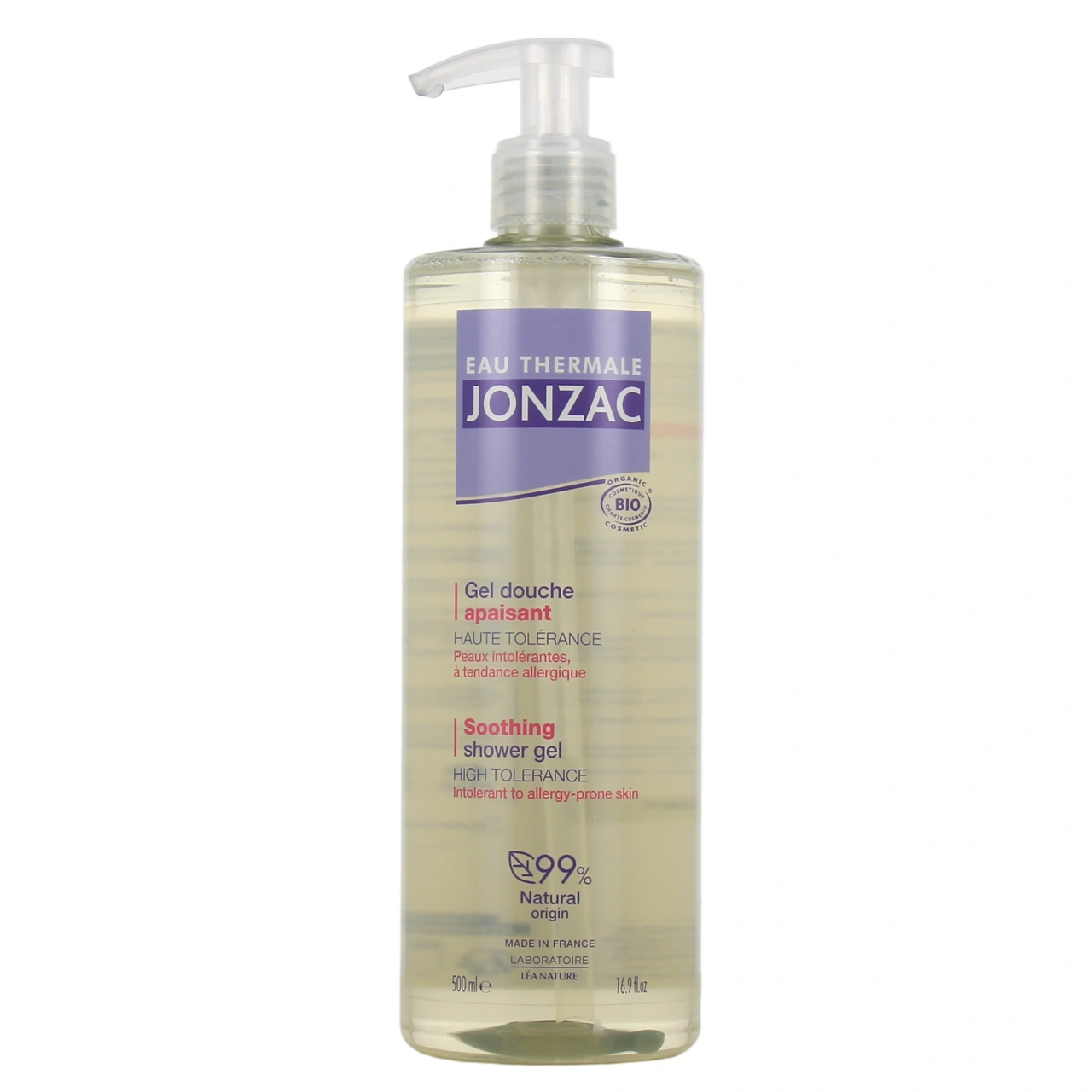 Jonzac Gel douche non parfumé haute tolérance - Vue 2