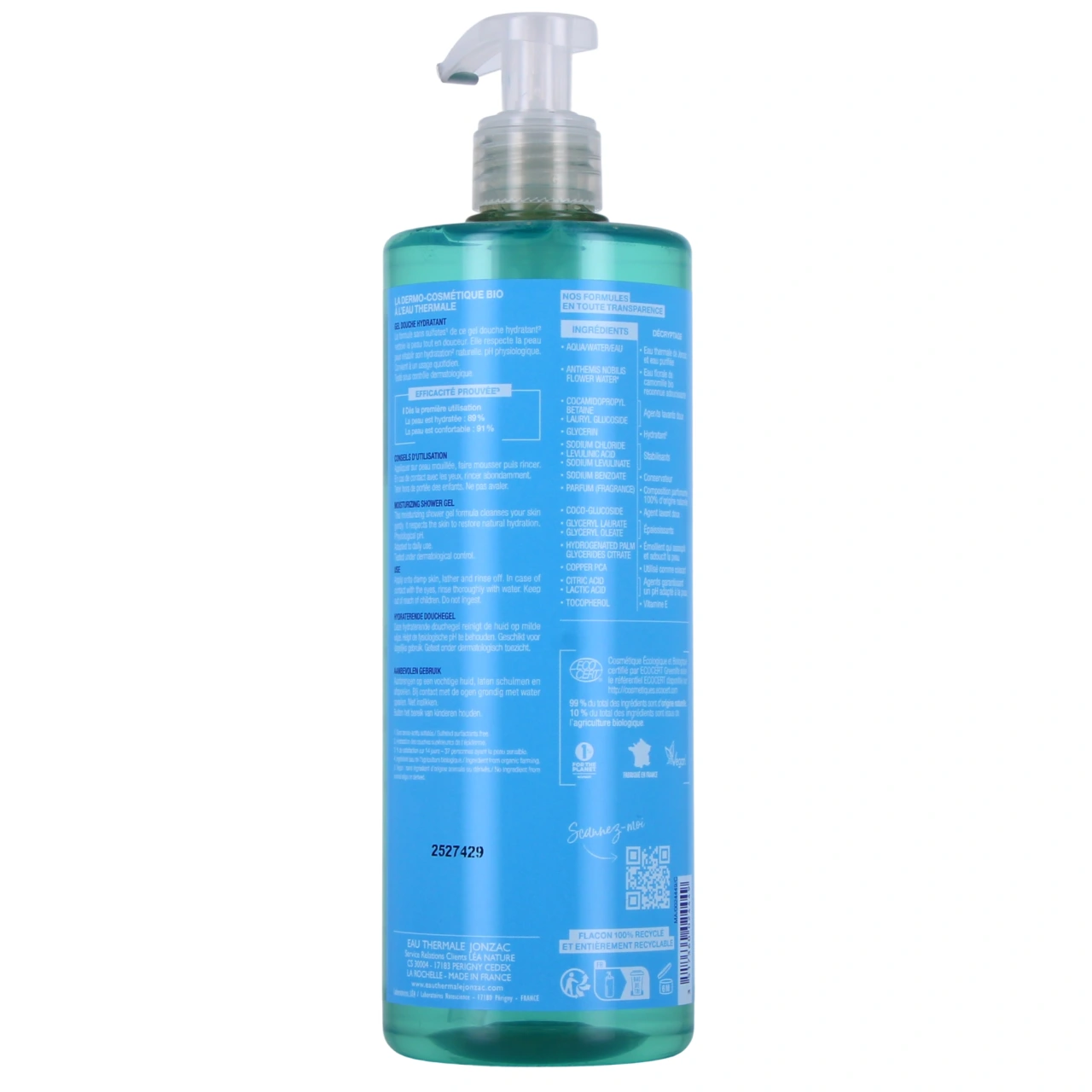 Jonzac Gel douche hydratant haute tolérance - Vue 3