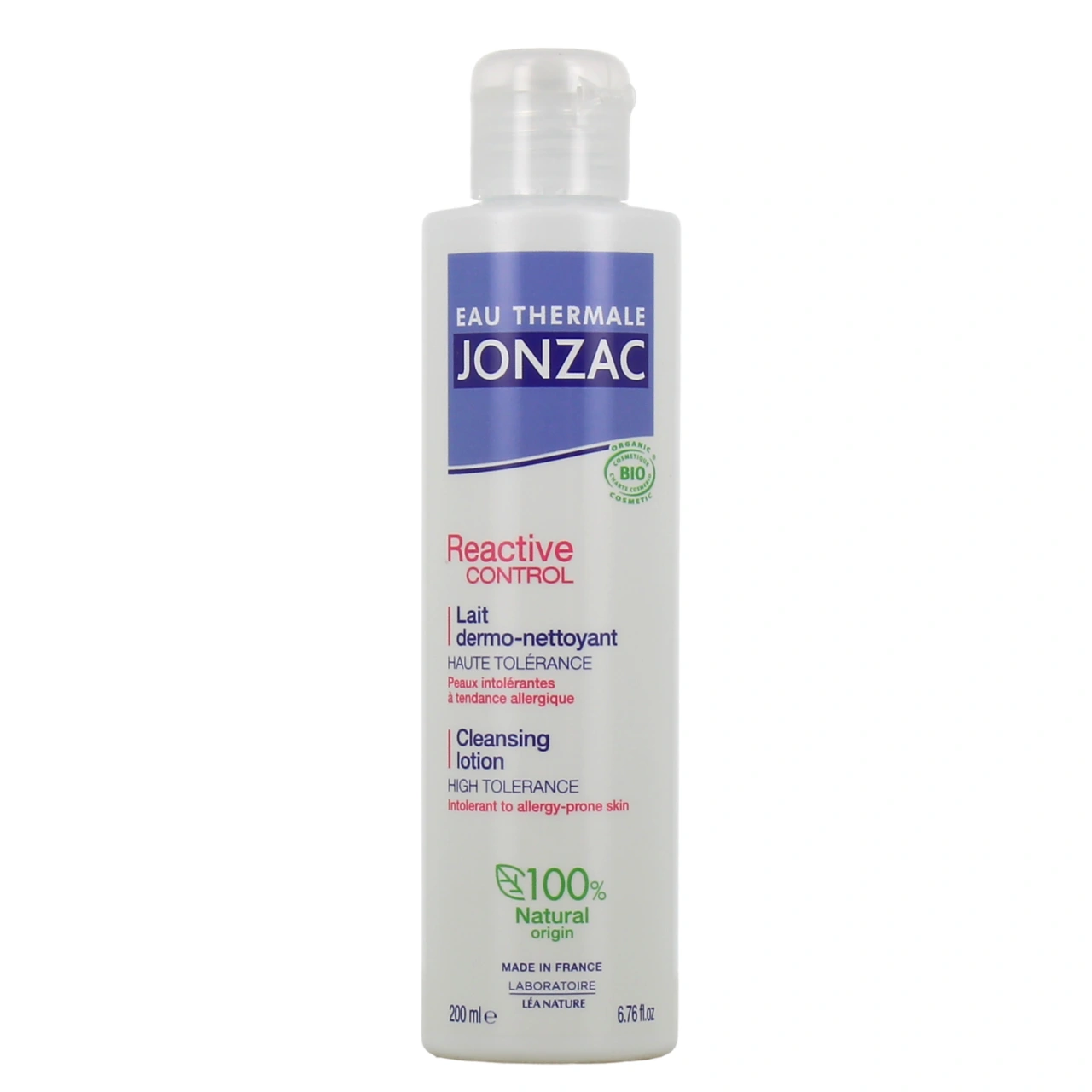 Jonzac Reactive Control Lait Dermo-Nettoyant Bio - Vue 2