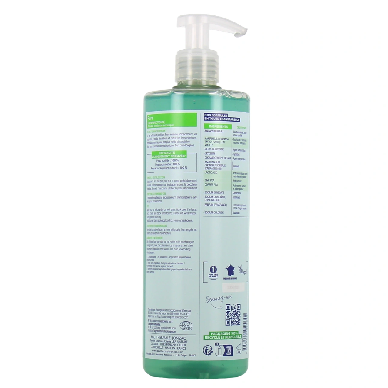 Jonzac Pure Gel nettoyant purifiant - Vue 3
