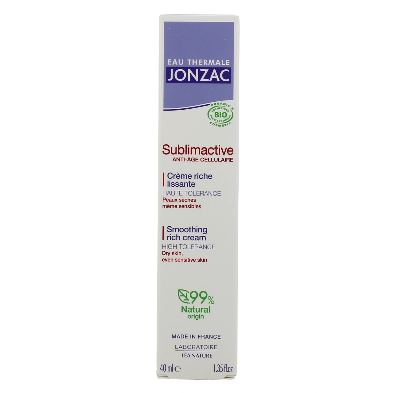 Jonzac Sublimactive Crème Riche Lissante - Vue 2