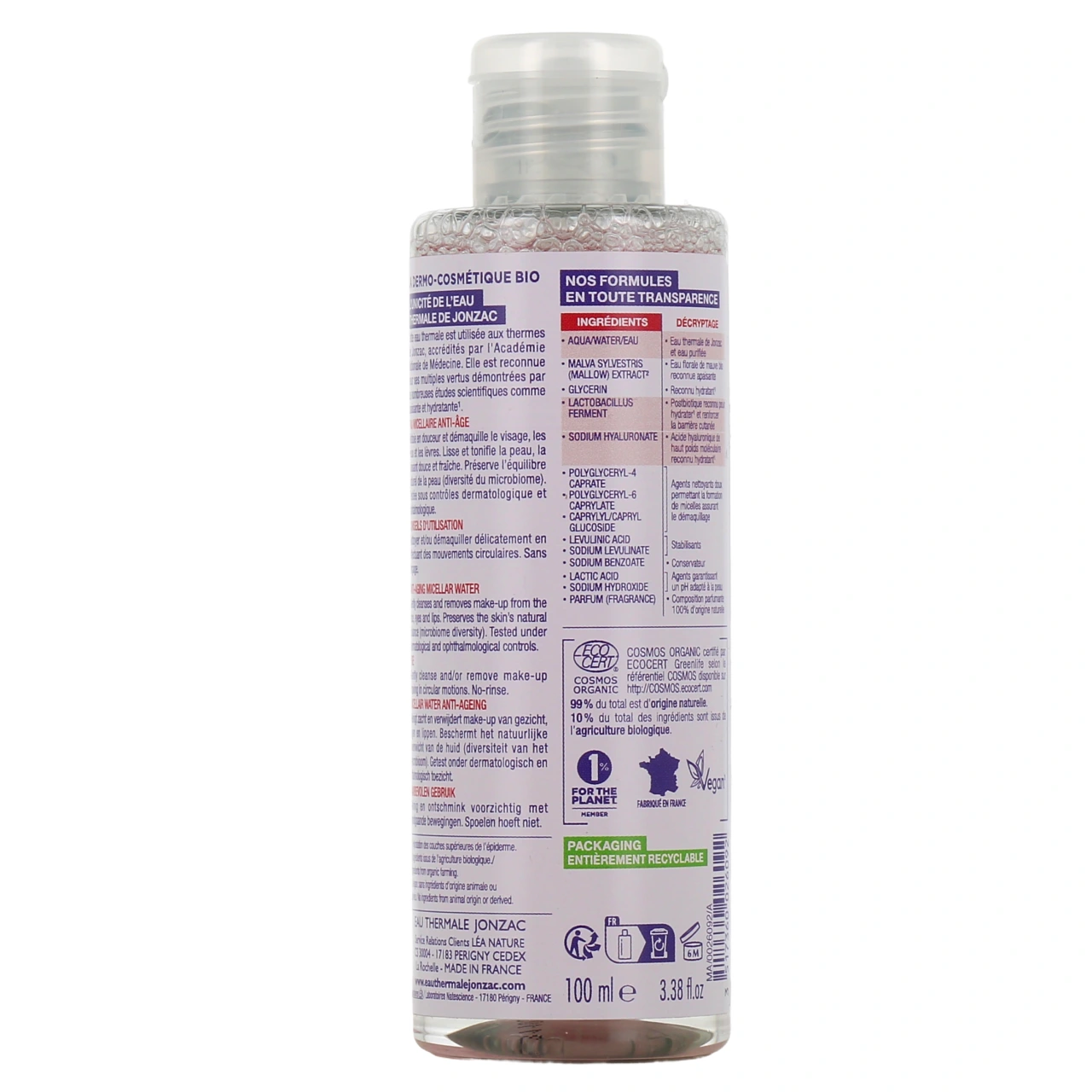 Jonzac Sublimactive Eau Micellaire Anti-âge - Vue 3