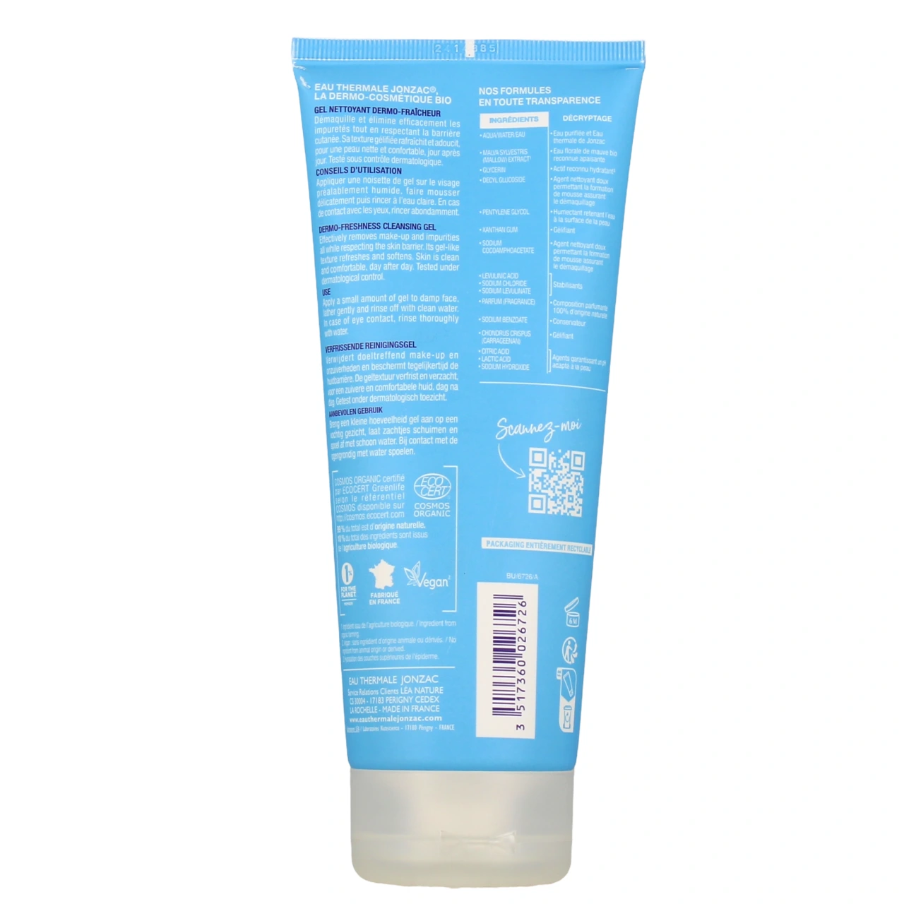 Jonzac Rehydrate Gel Nettoyant Dermo-Fraîcheur - Vue 3