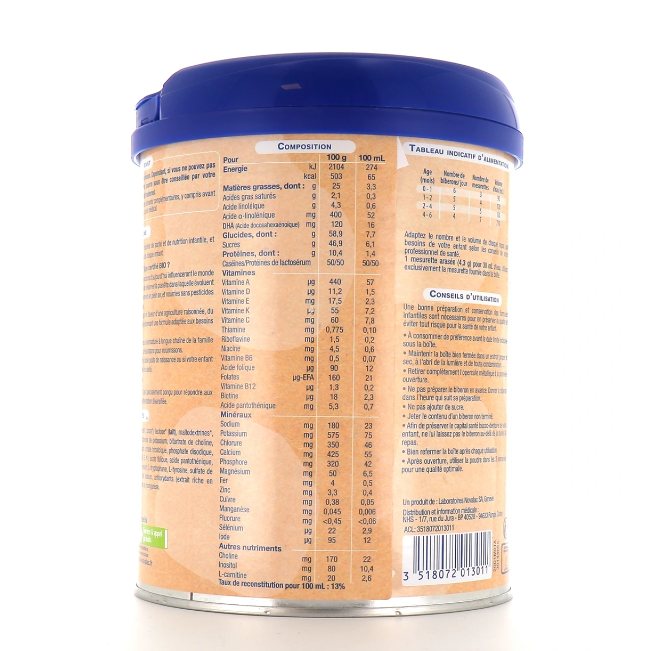 Novalac Bio Lait 3eme âge - Vue 5