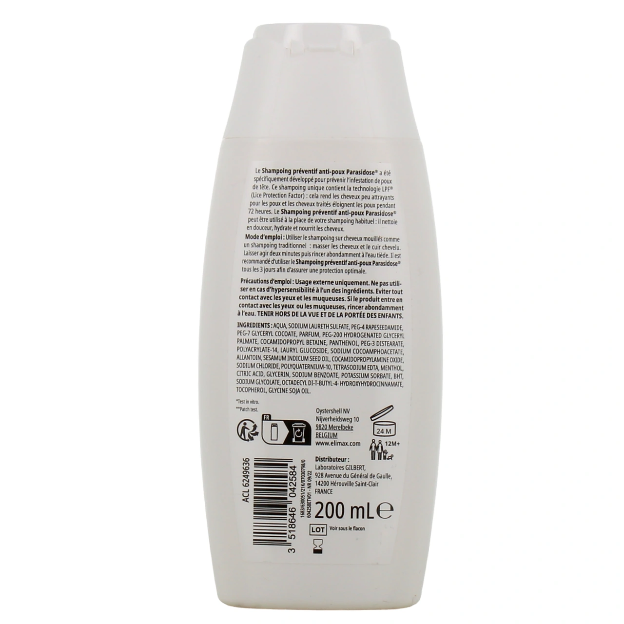 Parasidose Shampoing Préventif Anti-Poux - Vue 3