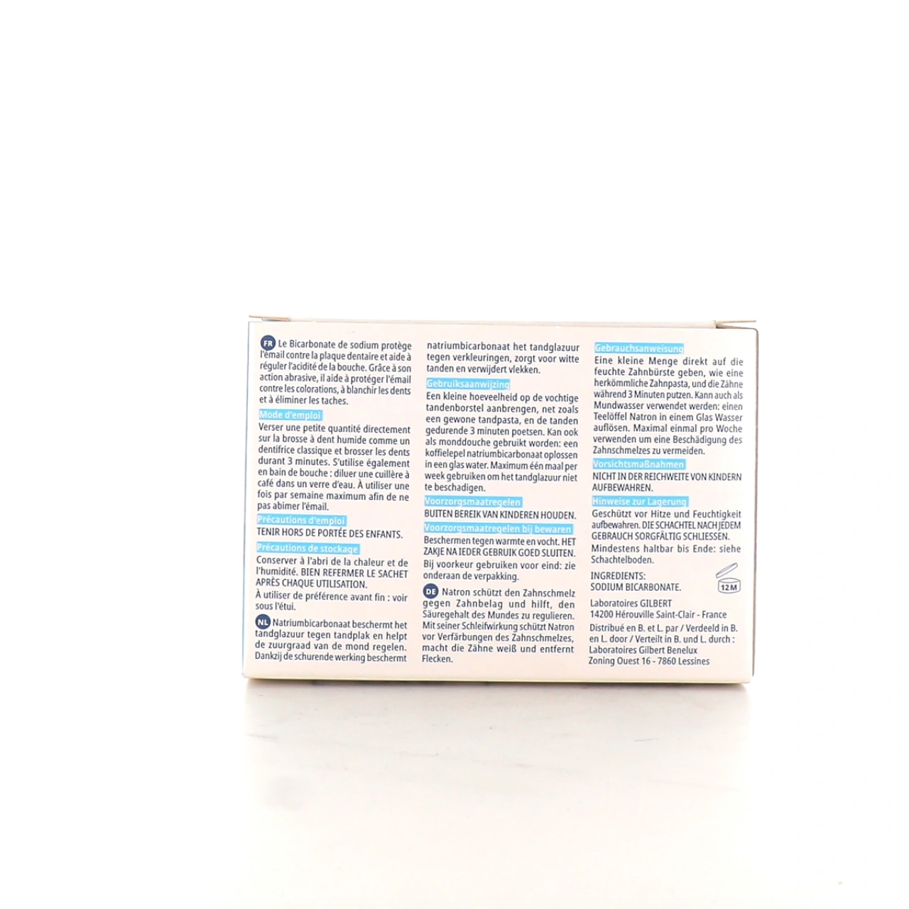 Gilbert Bicarbonate de Sodium - Vue 3