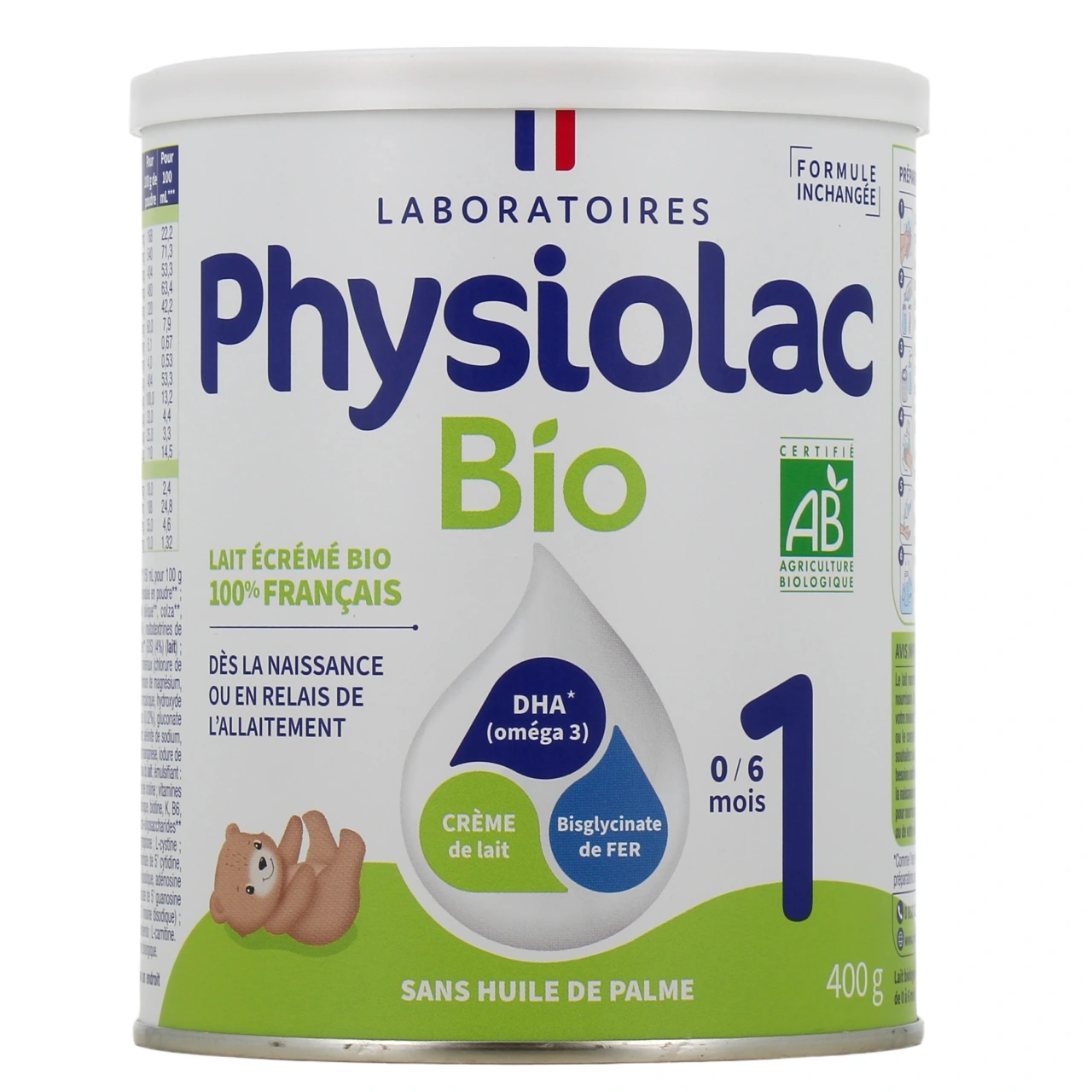 Physiolac Bio Lait 1er âge - Vue 2