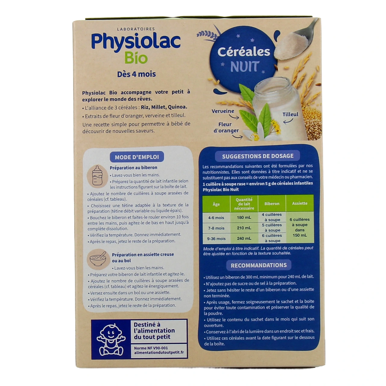 Physiolac Bio Céréales Nuit - Vue 3