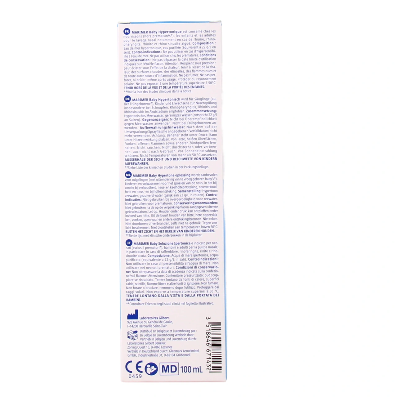 Marimer Baby Rhume Rhinopharyngite - Vue 3