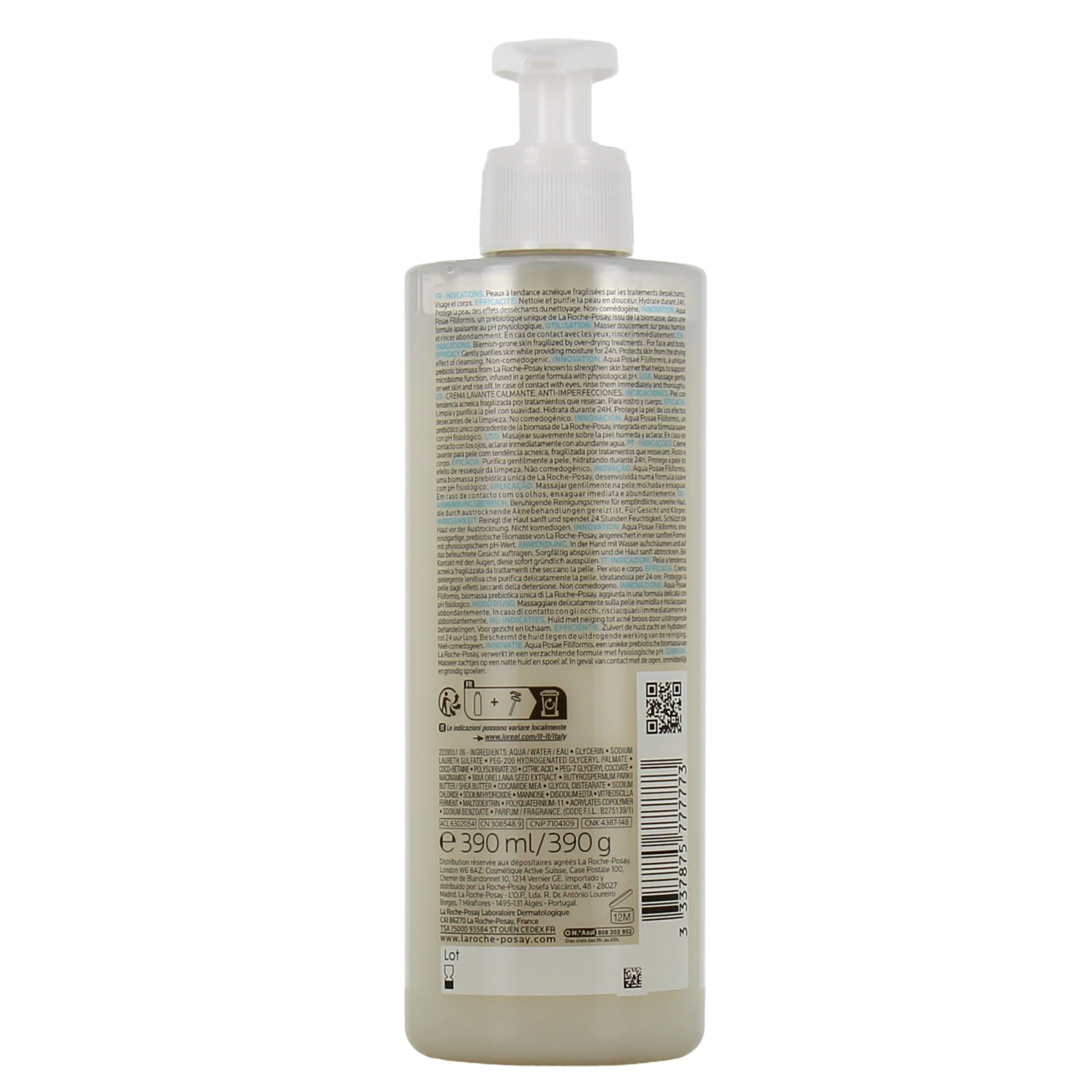 La Roche-Posay Effaclar H Iso-Biome Crème Lavante - Vue 6