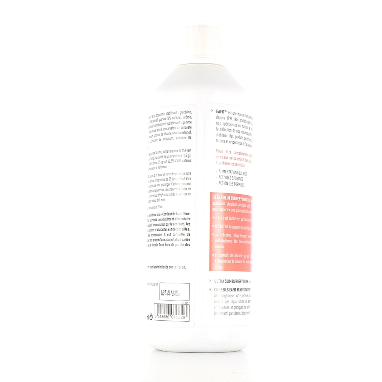 Eafit Ultra Slim Burner 500ml - Vue 2