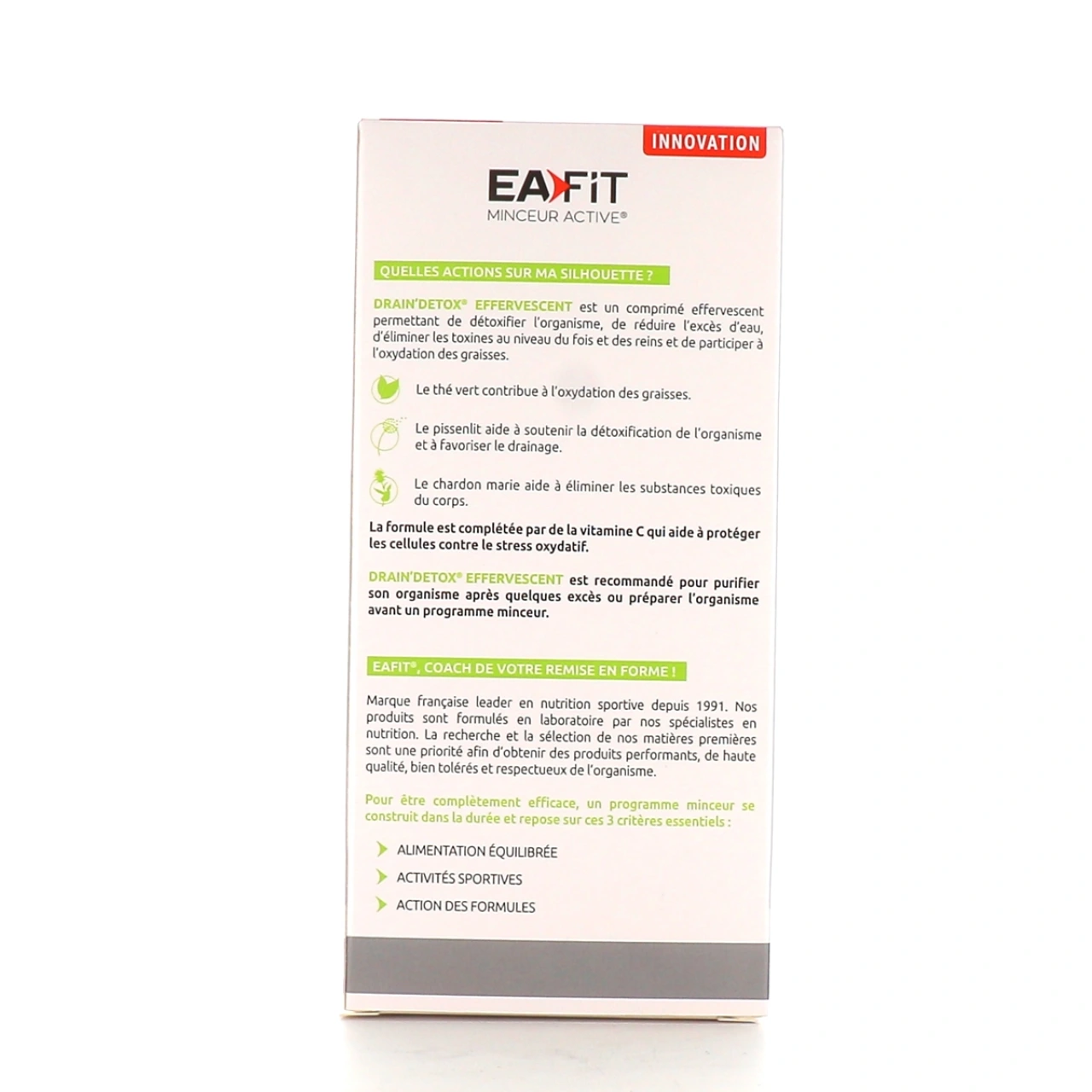 Eafit Drain'Detox Effervescent 30 comprimés - Vue 4