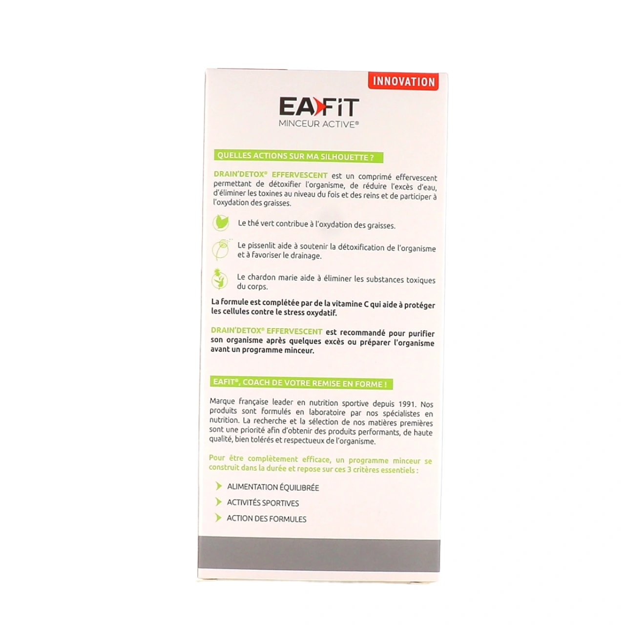 Eafit Drain'Detox Effervescent 30 comprimés - Vue 2