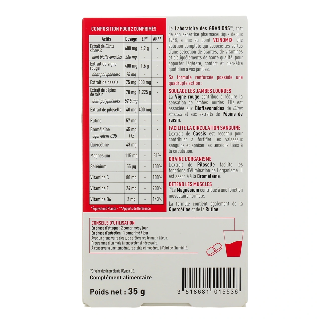 Granions Veinomix - Vue 6