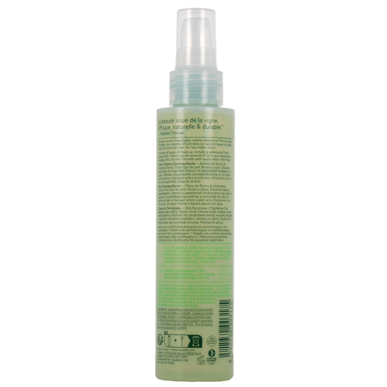 Caudalie Vinoclean Huile Démaquillante - Vue 7