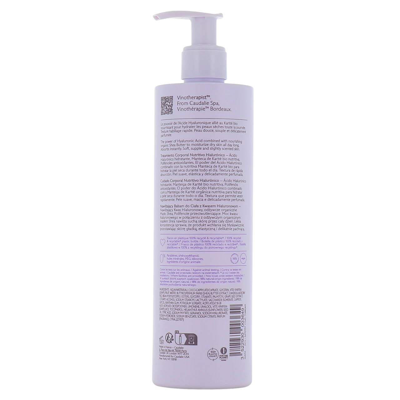 Caudalie Vinotherapist Soin Corps Nourrissant Hyaluronique - Vue 9