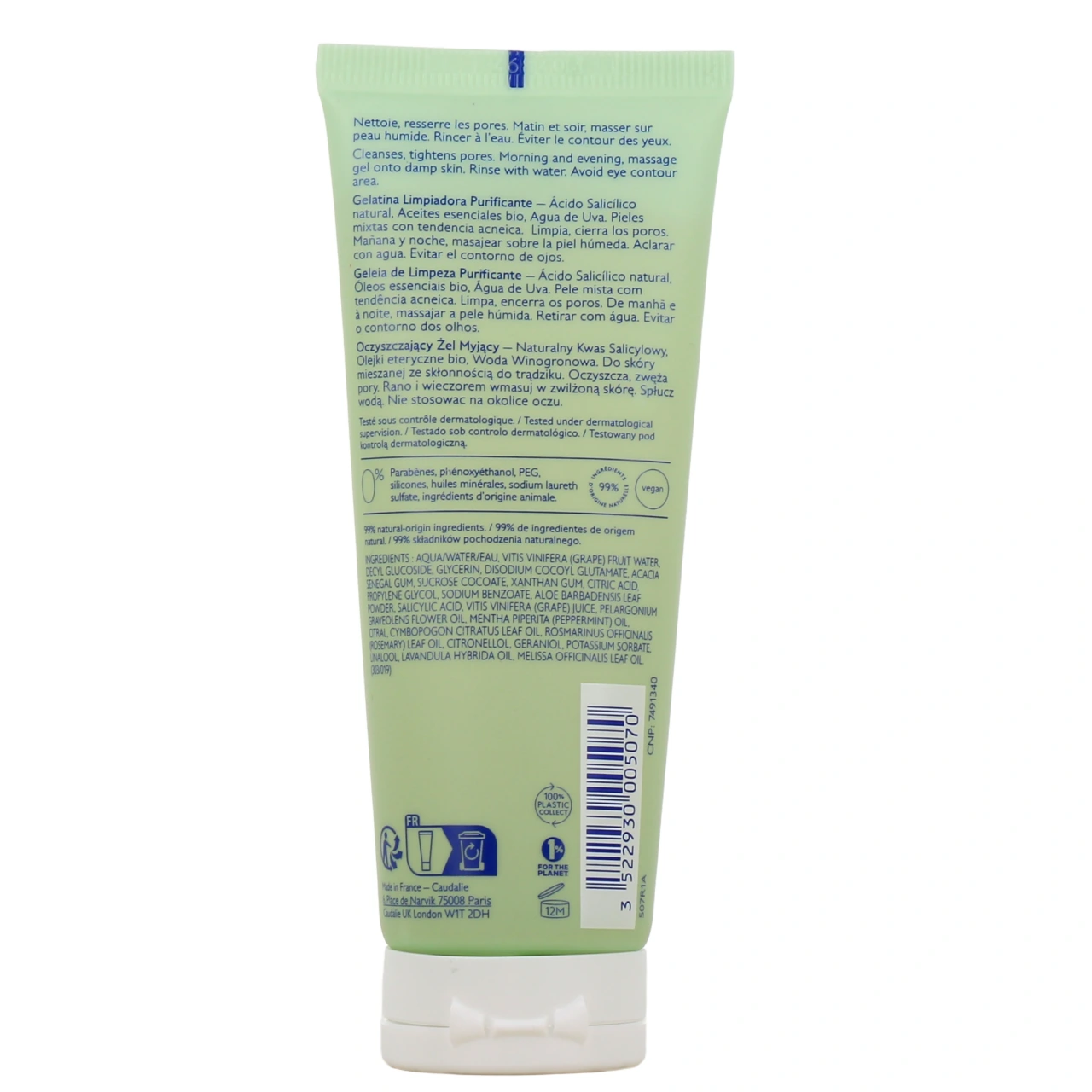 Caudalie Vinopure Gelée Nettoyante Purifiante - Vue 3