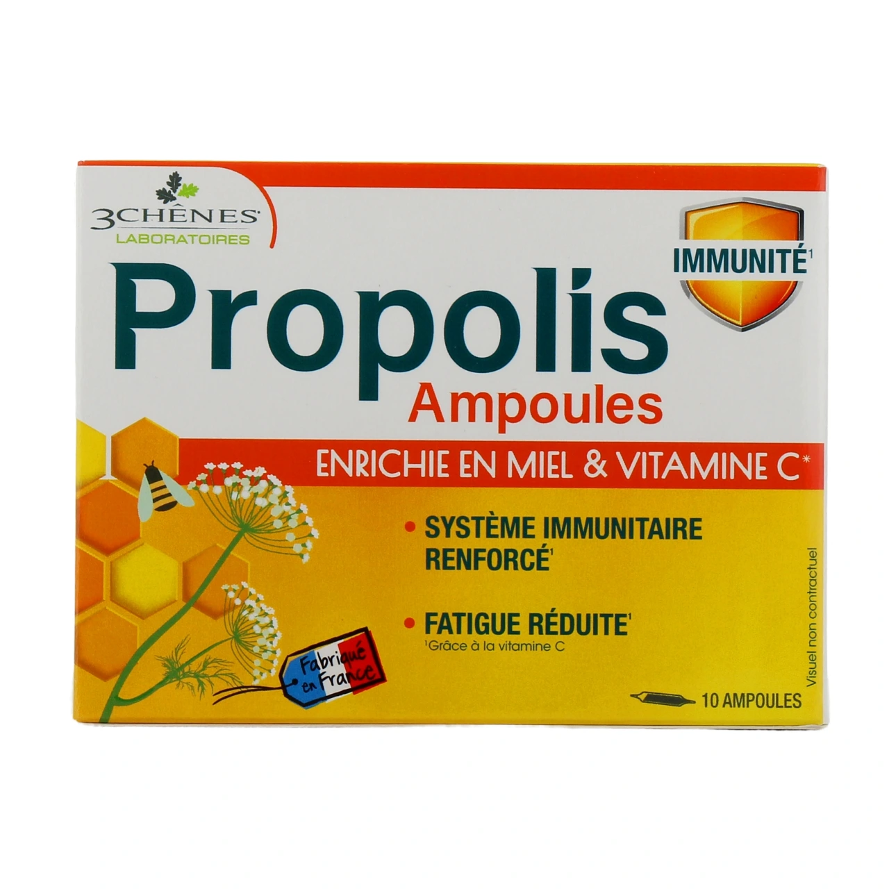 3 Chênes Propolis en Ampoules - Vue 2