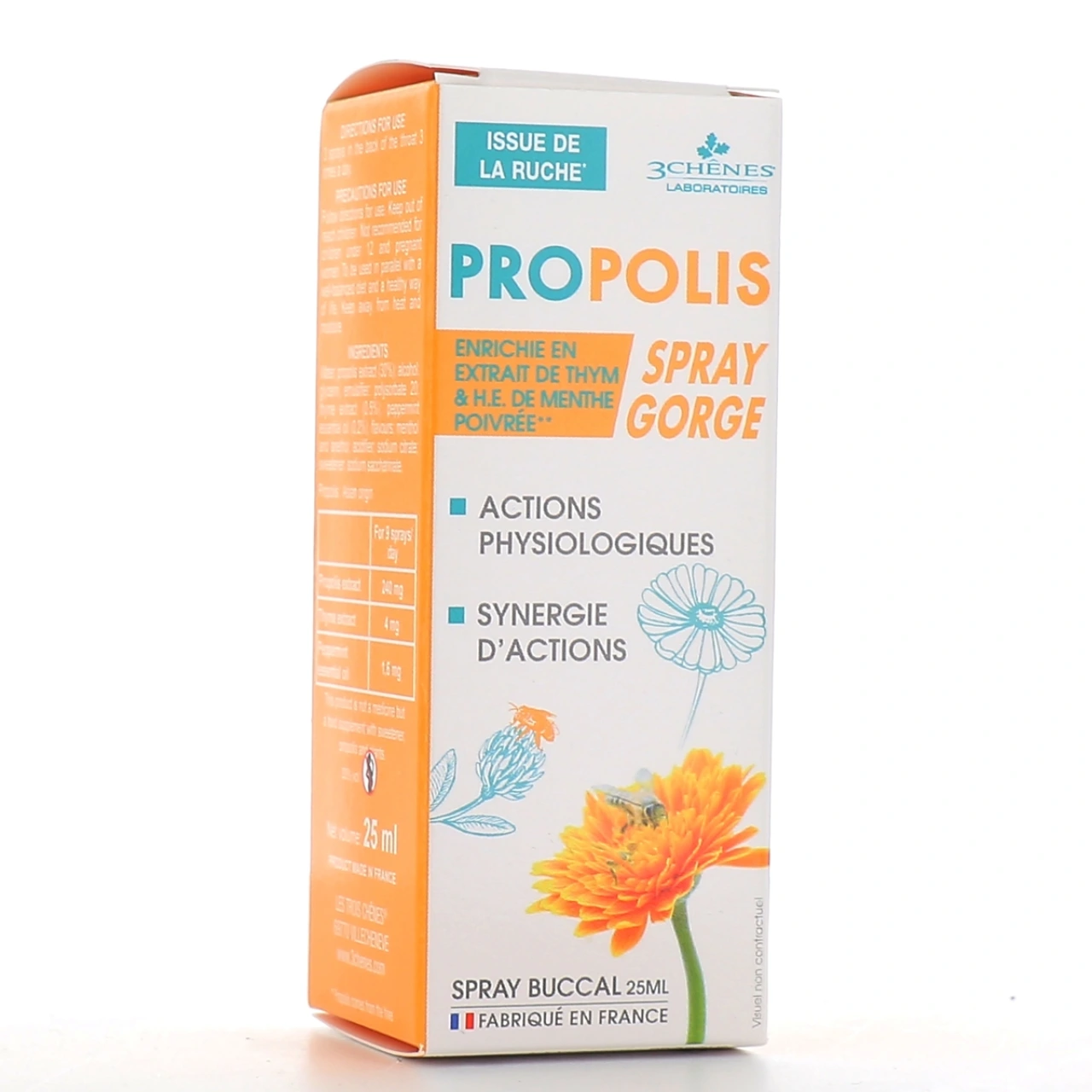 3 Chênes Propolis Spray gorge - Vue 3