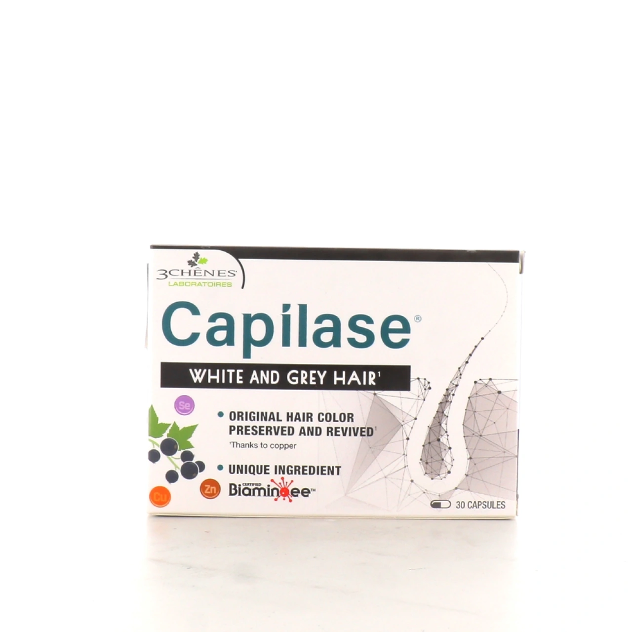 3 Chênes Capilase Cheveux Blancs et Gris - Vue 2