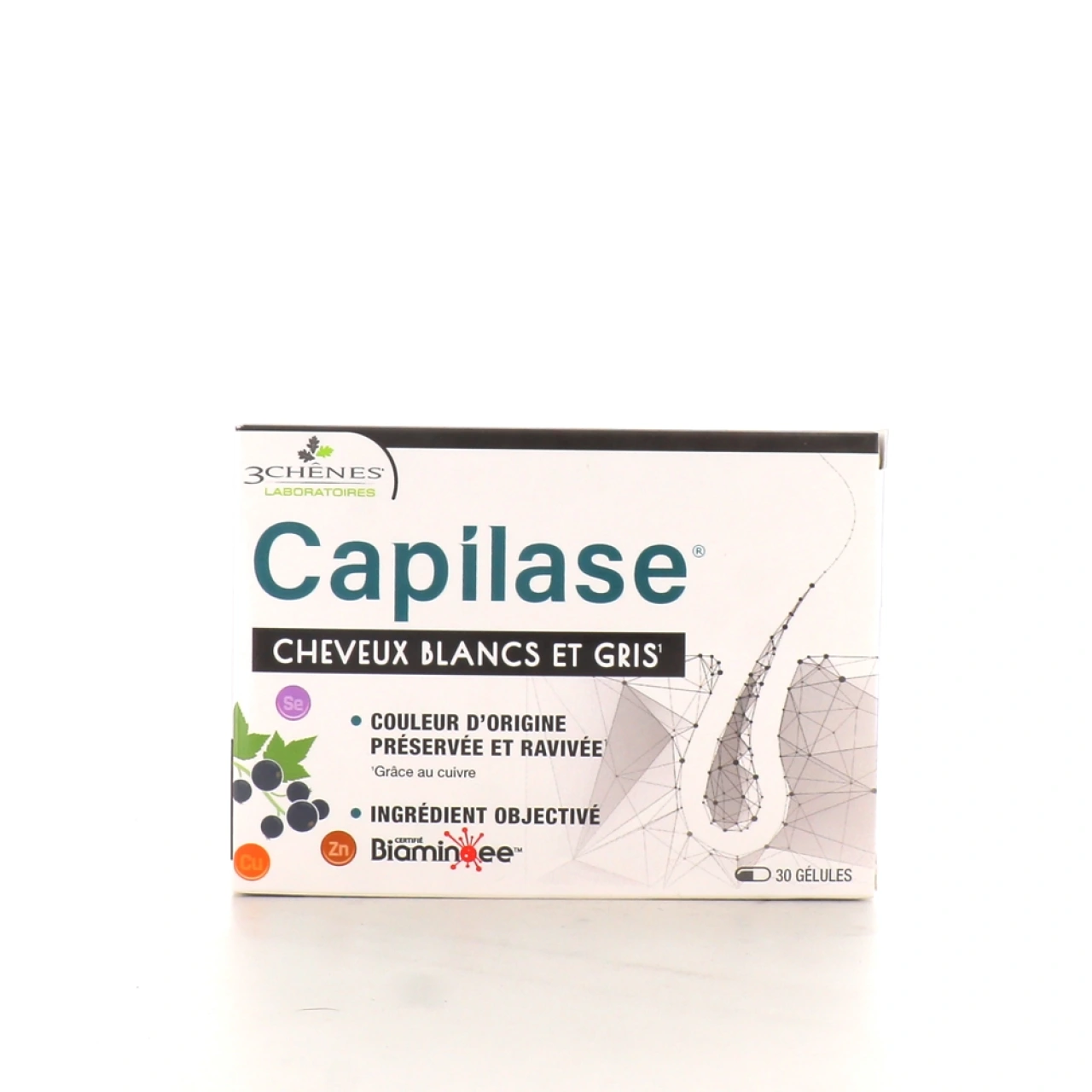 3 Chênes Capilase Cheveux Blancs et Gris - 3 Chênes