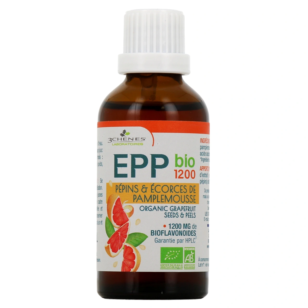 3 Chênes EPP 1200 Bio Extraits de pépins de pamplemousse - Vue 2