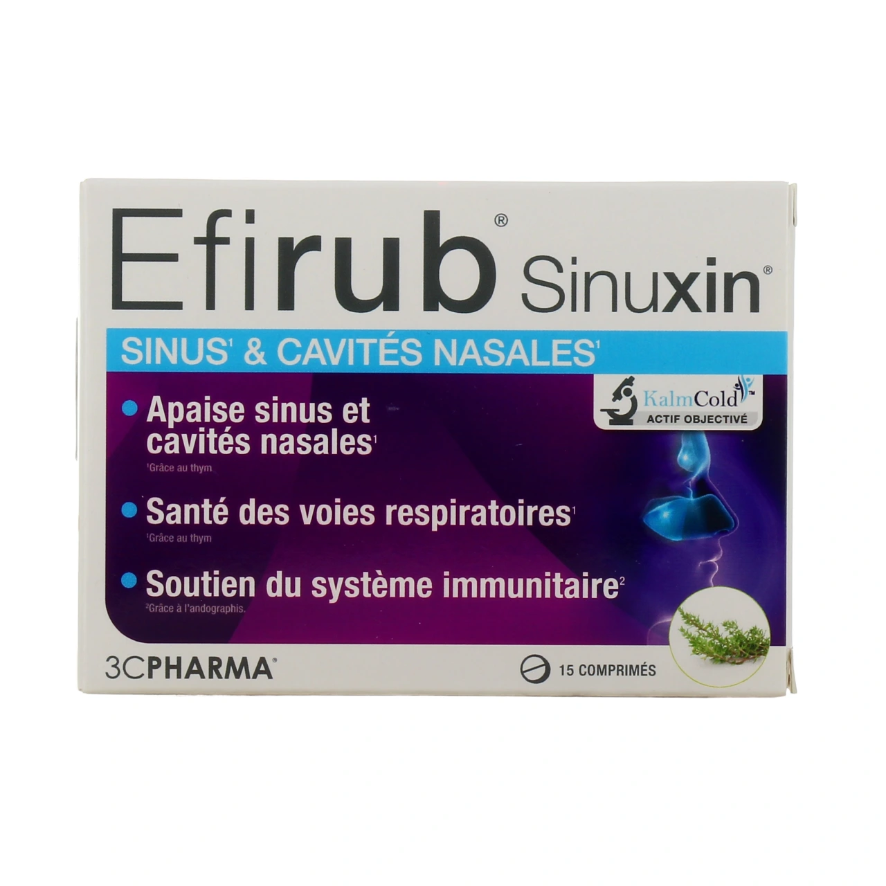 3C Pharma Sinuxin Voies Aériennes & Respiratoires - Vue 2