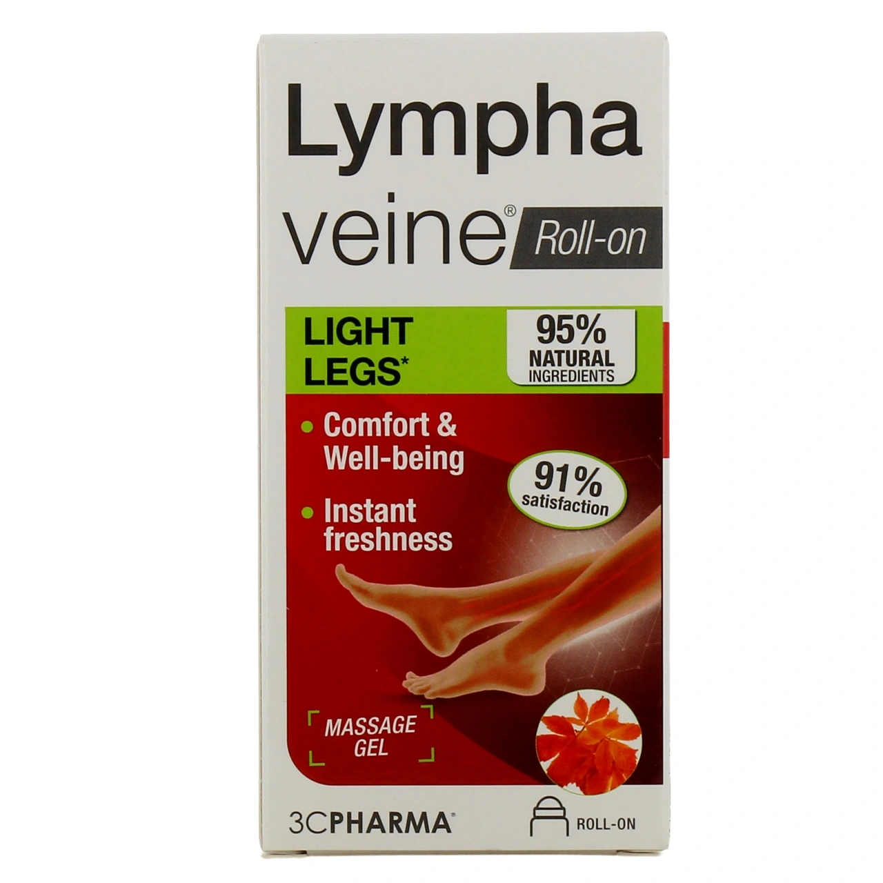 3C Pharma Lymphaveine Roll-on Jambes Légères - Vue 3