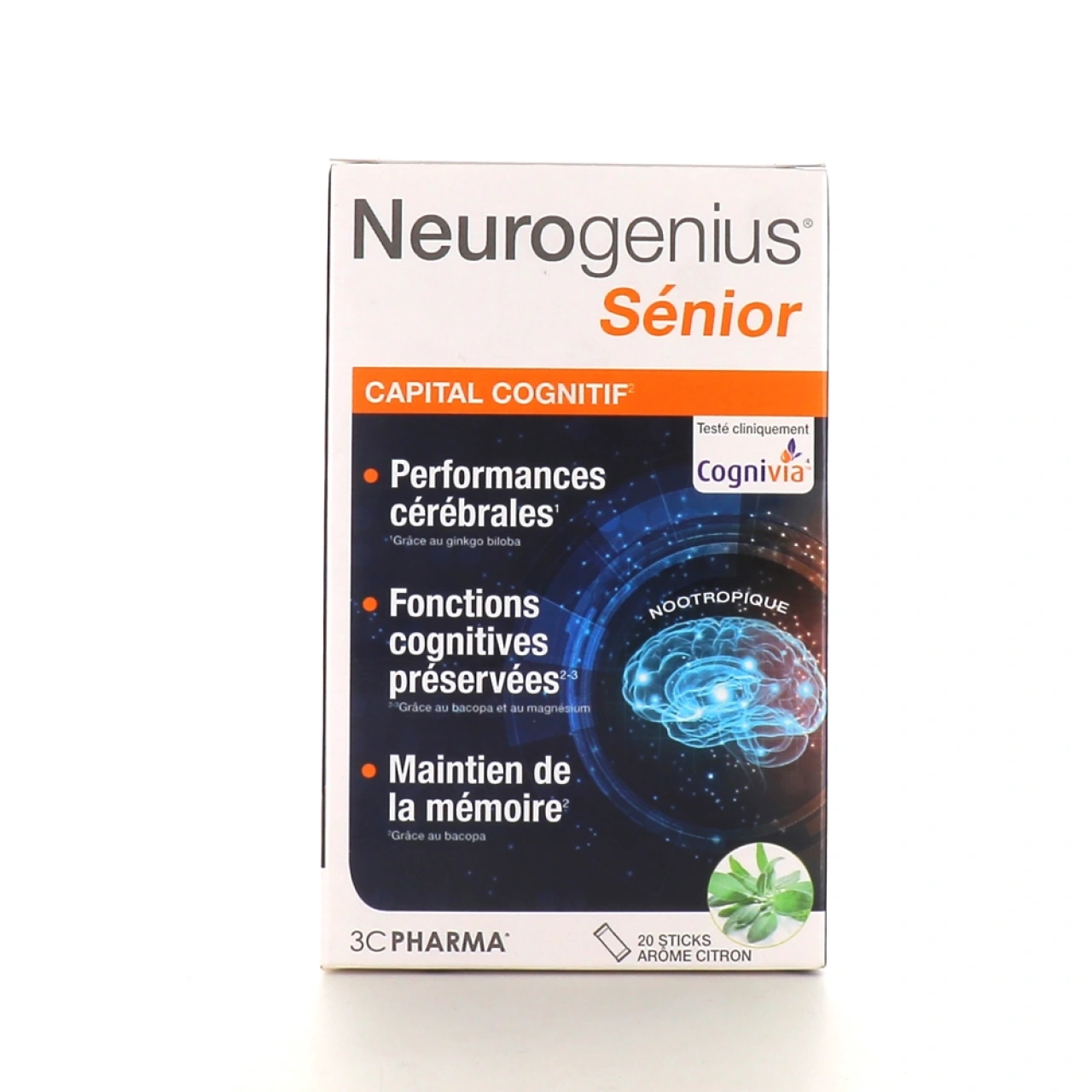Neurogenius Sénior Capital Cognitif - 3C Pharma