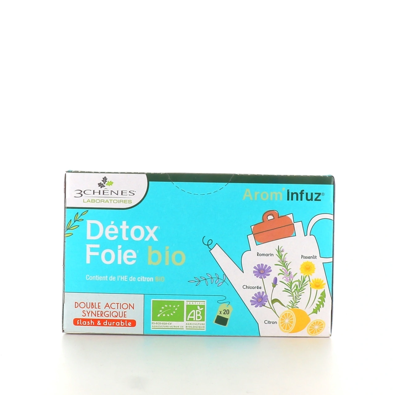 Arom’Infuz Detox Foie Tisane Bio - 3 Chênes