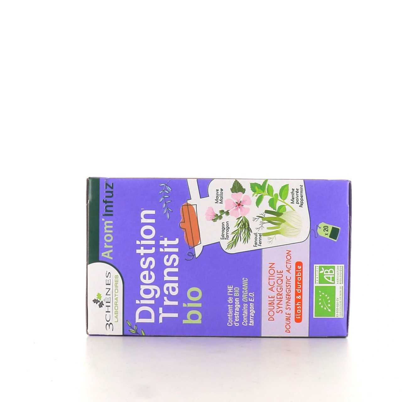 Arom’Infuz Digestion Transit Tisane Bio - Vue 2