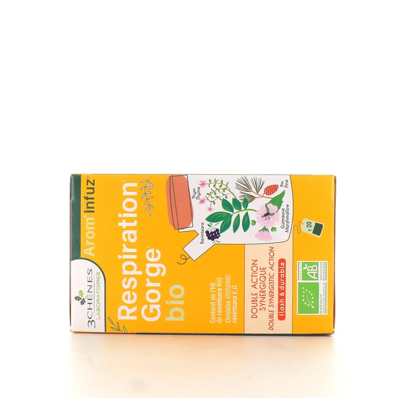 Arom’Infuz Respiration Gorge Tisane Bio - Vue 2