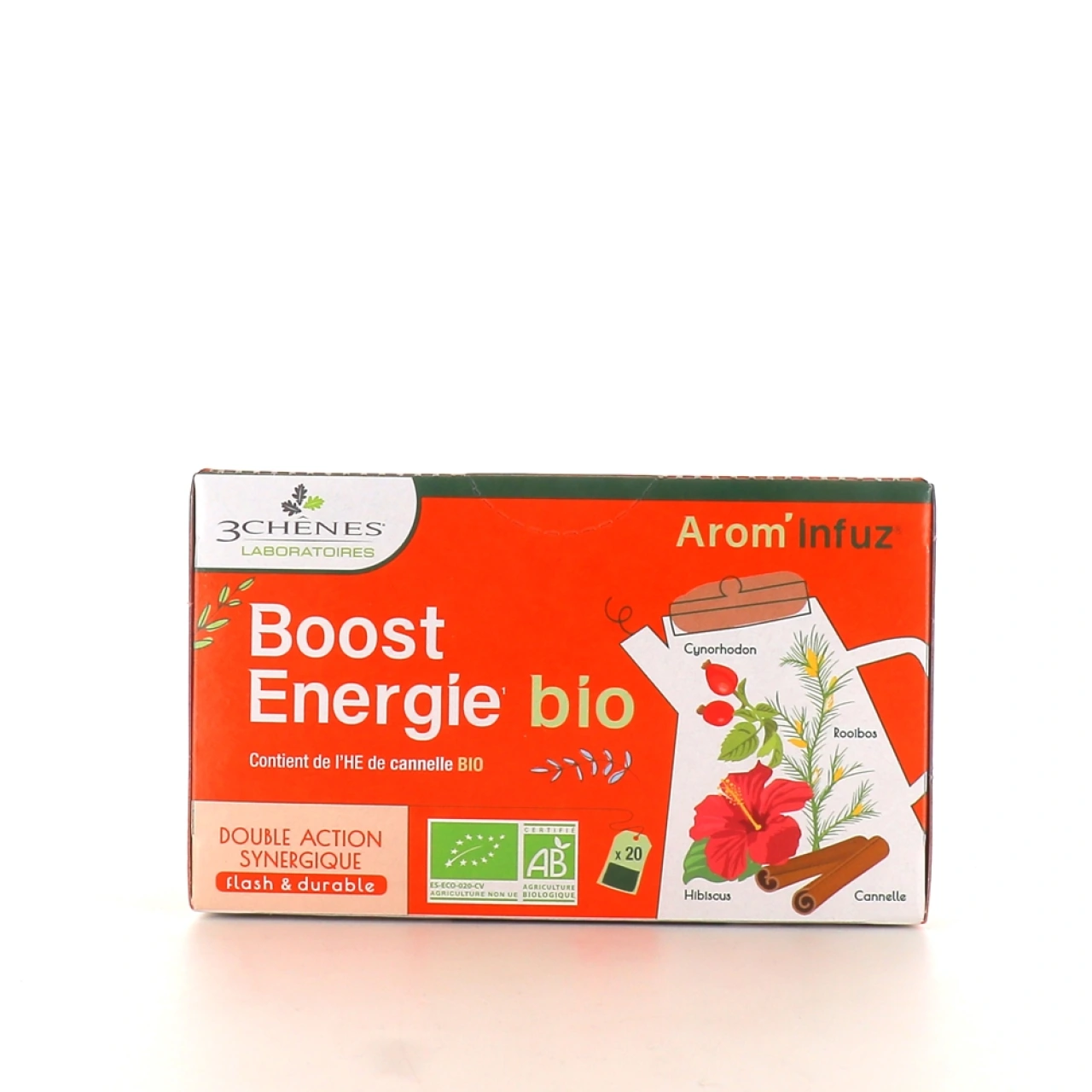 Arom’Infuz Boost Energie Tisane Bio - 3 Chênes