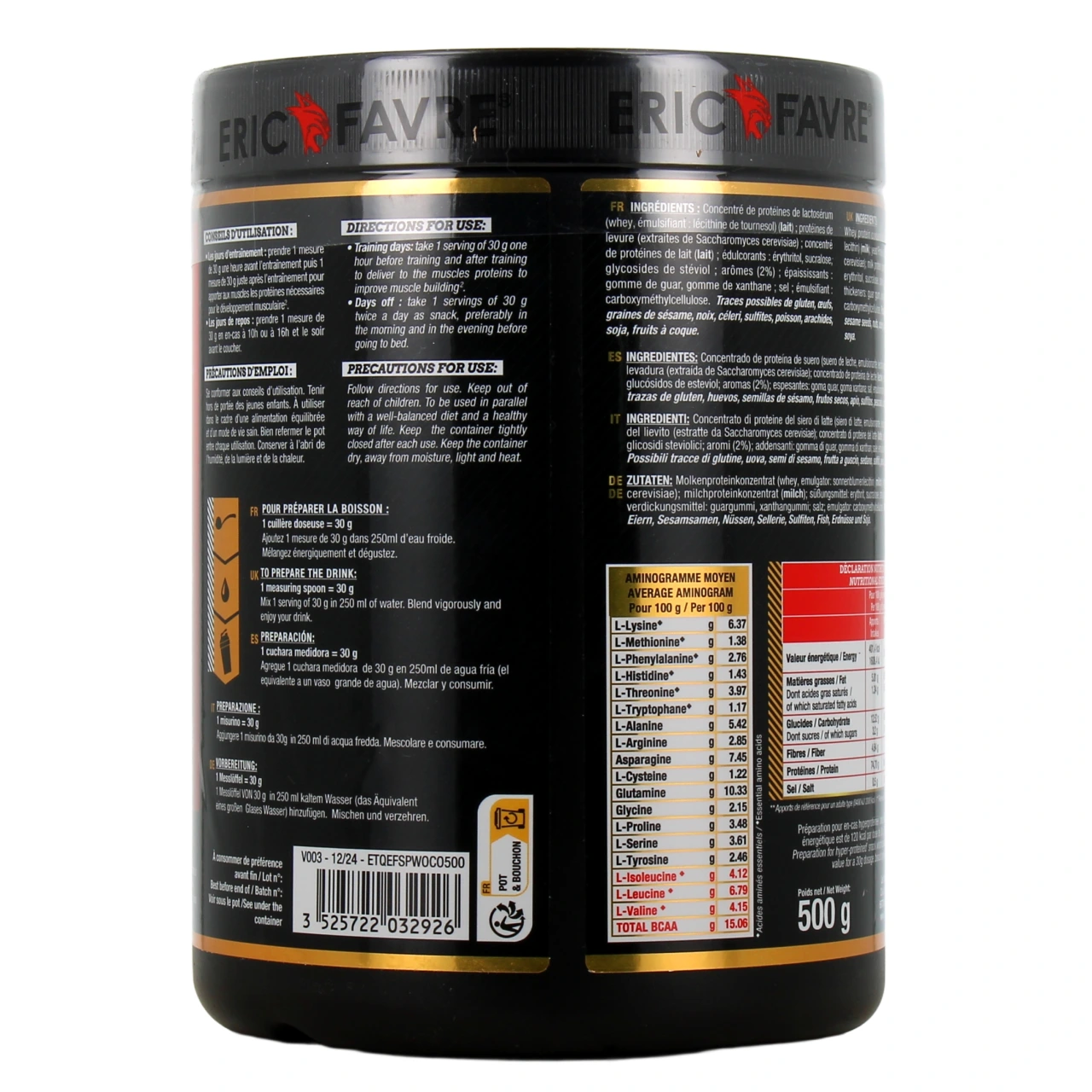 Eric Favre Whey Optimax Protein - Vue 3