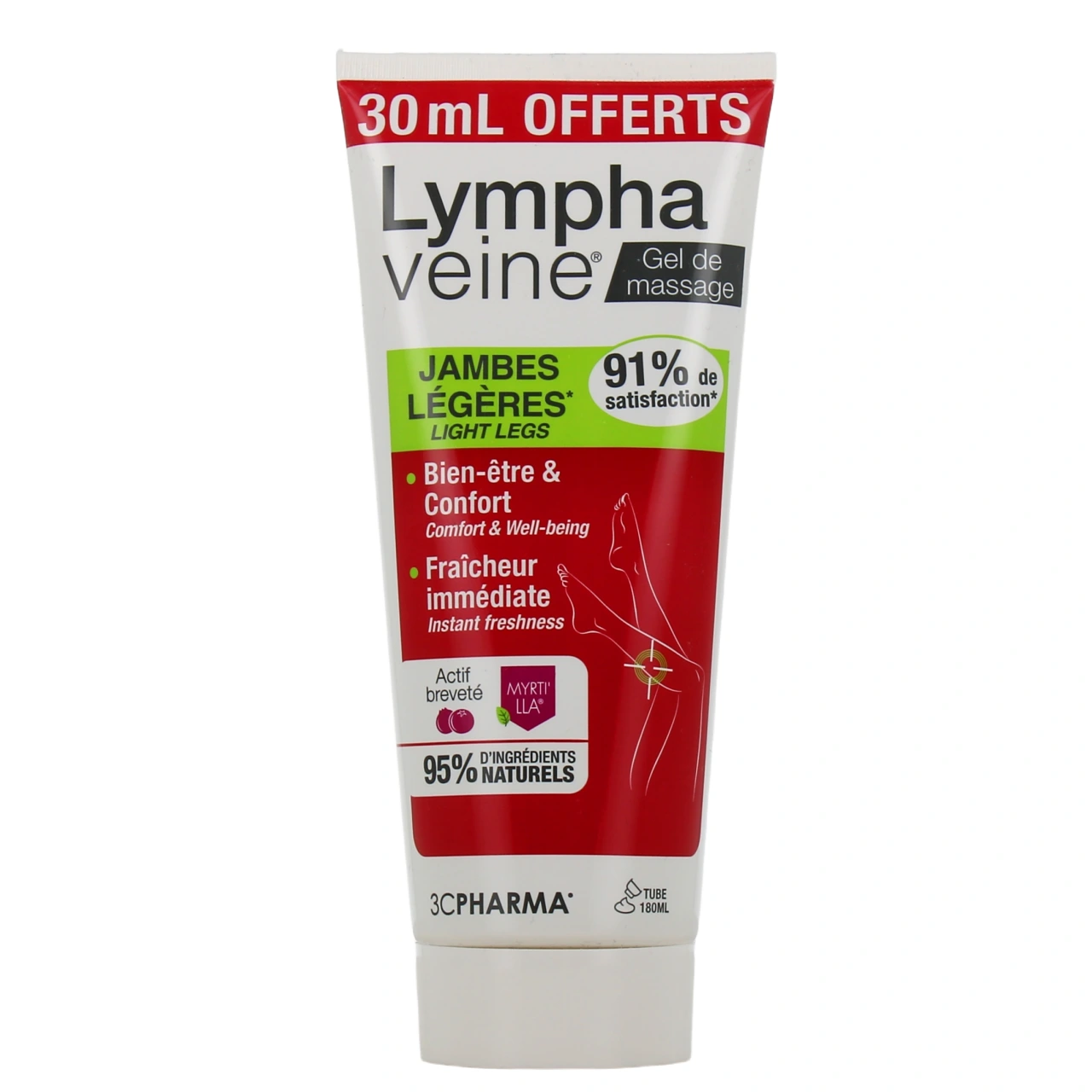 3C Pharma Lymphaveine Gel de Massage - Vue 2
