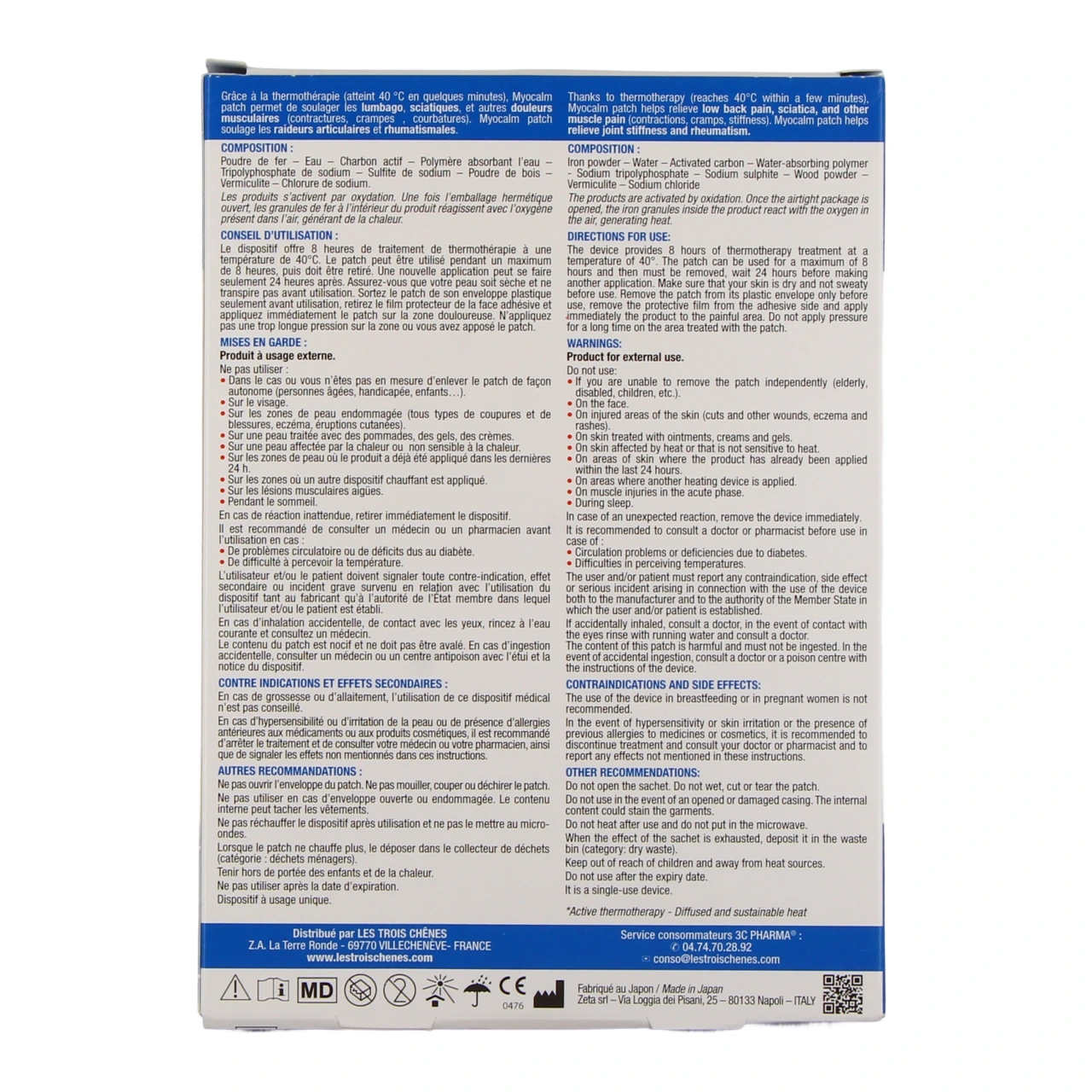 Myocalm Patchs Douleurs Musculaires - Vue 3