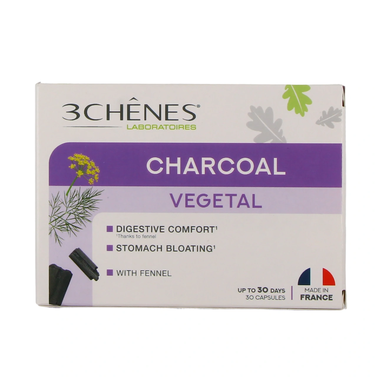 3 Chênes Charbon Végétal - Vue 2