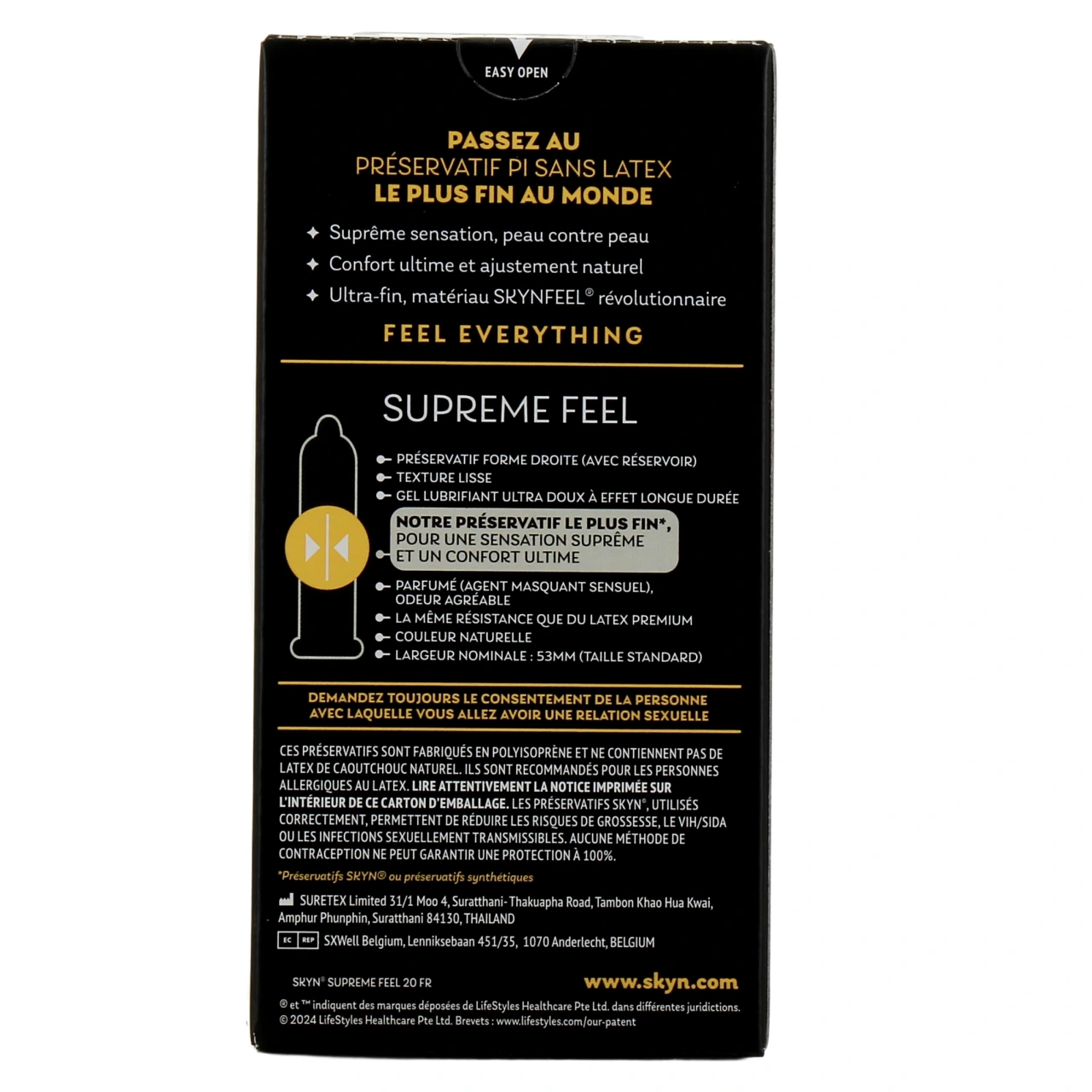 Manix Skyn Supreme Feel Préservatifs - Vue 6