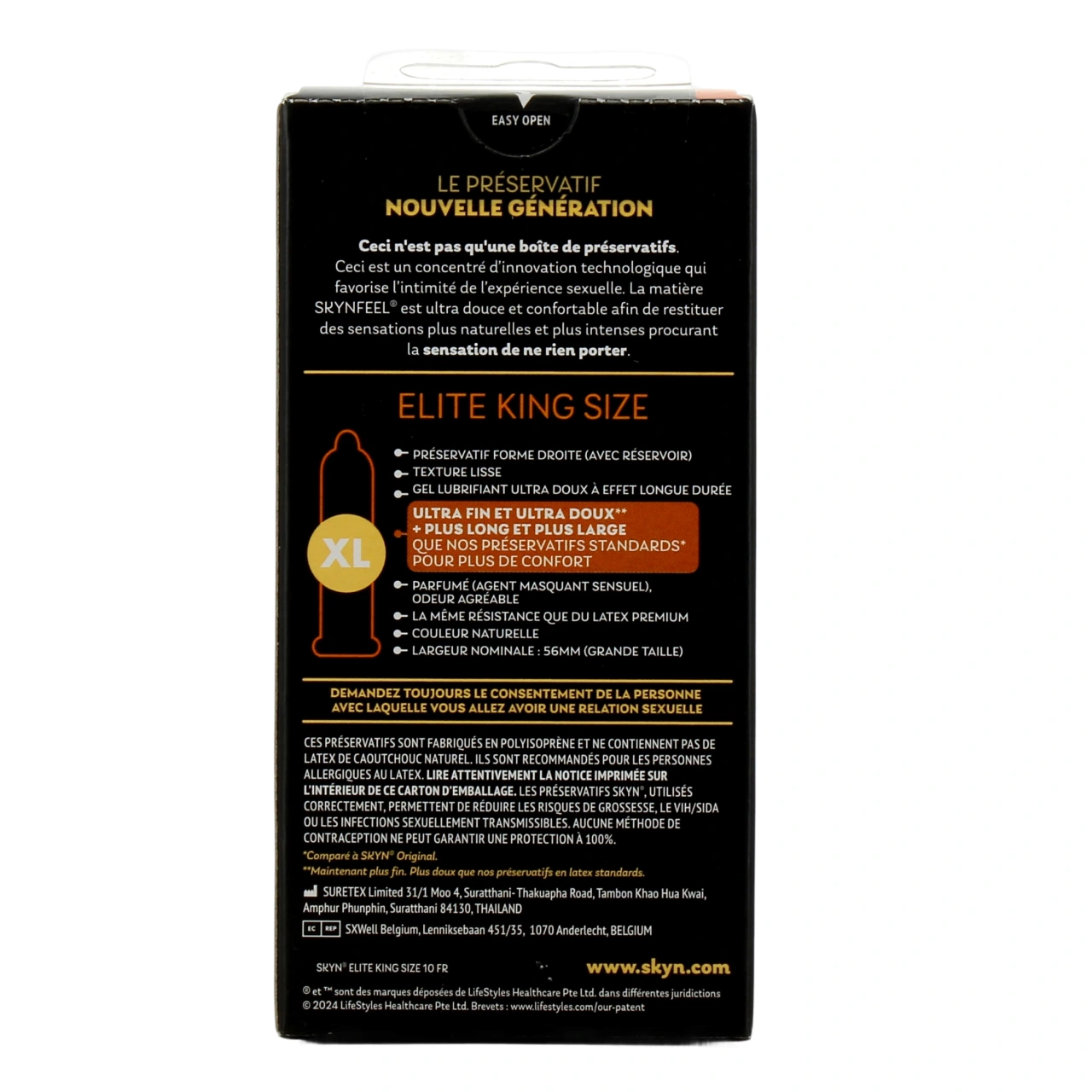 Manix Skyn Elite King Size Préservatifs - Vue 3