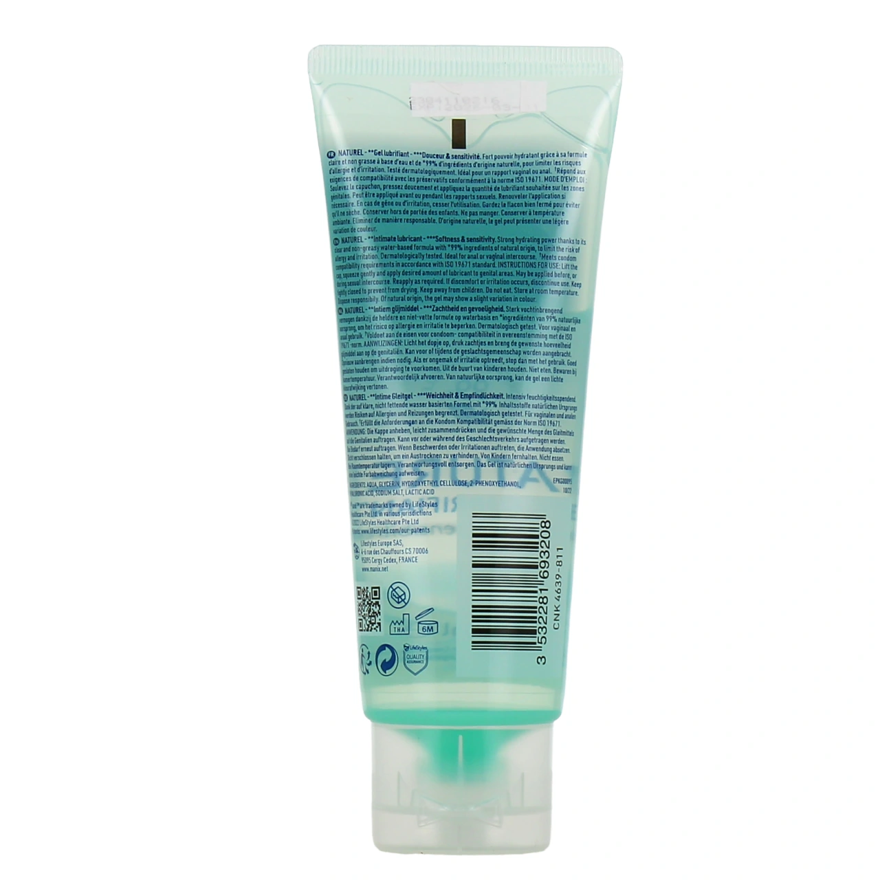 Manix Gel Lubrifiant Naturel - Vue 3