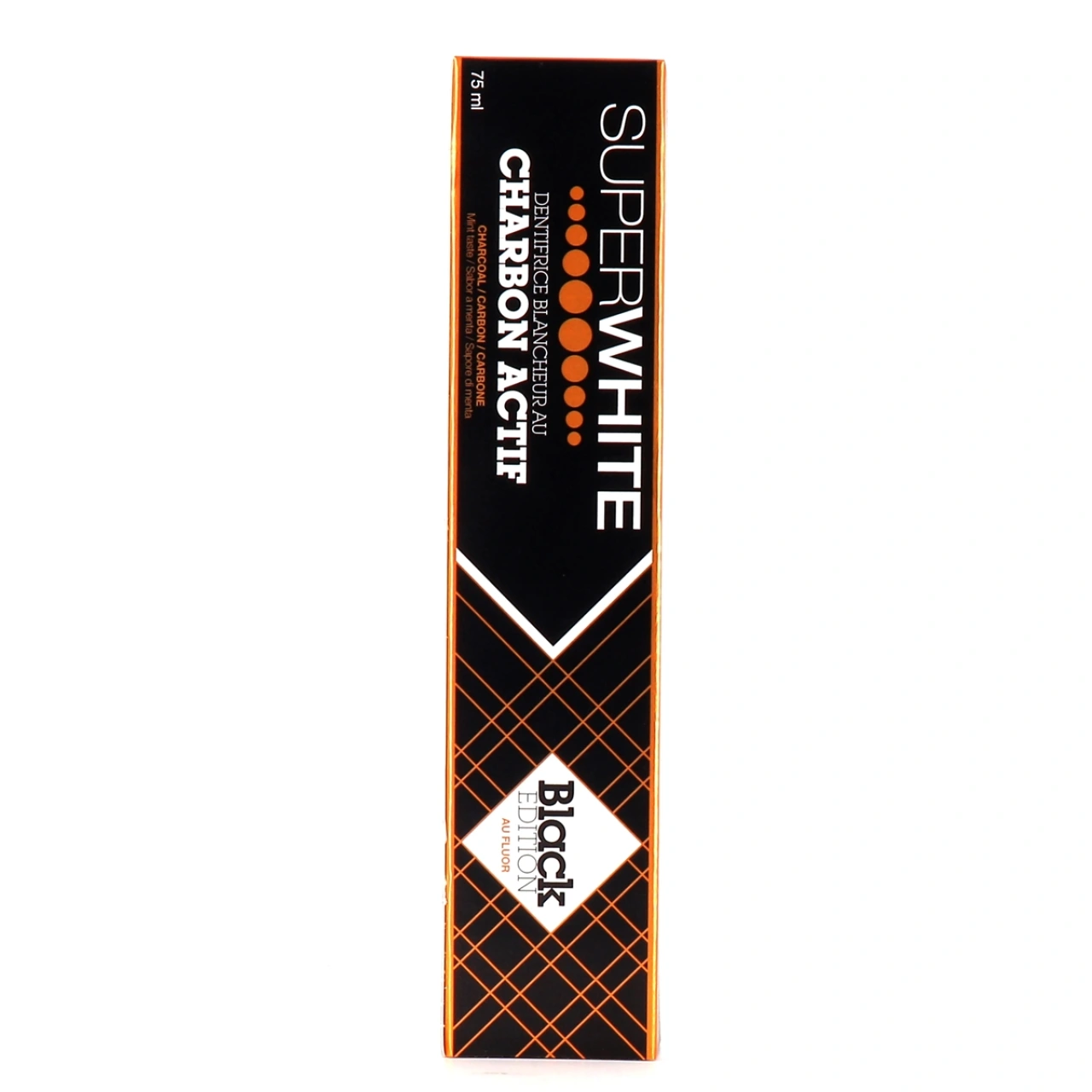 Superwhite Black Edition Dentifrice Blanchissant au Charbon Actif - Biosynex