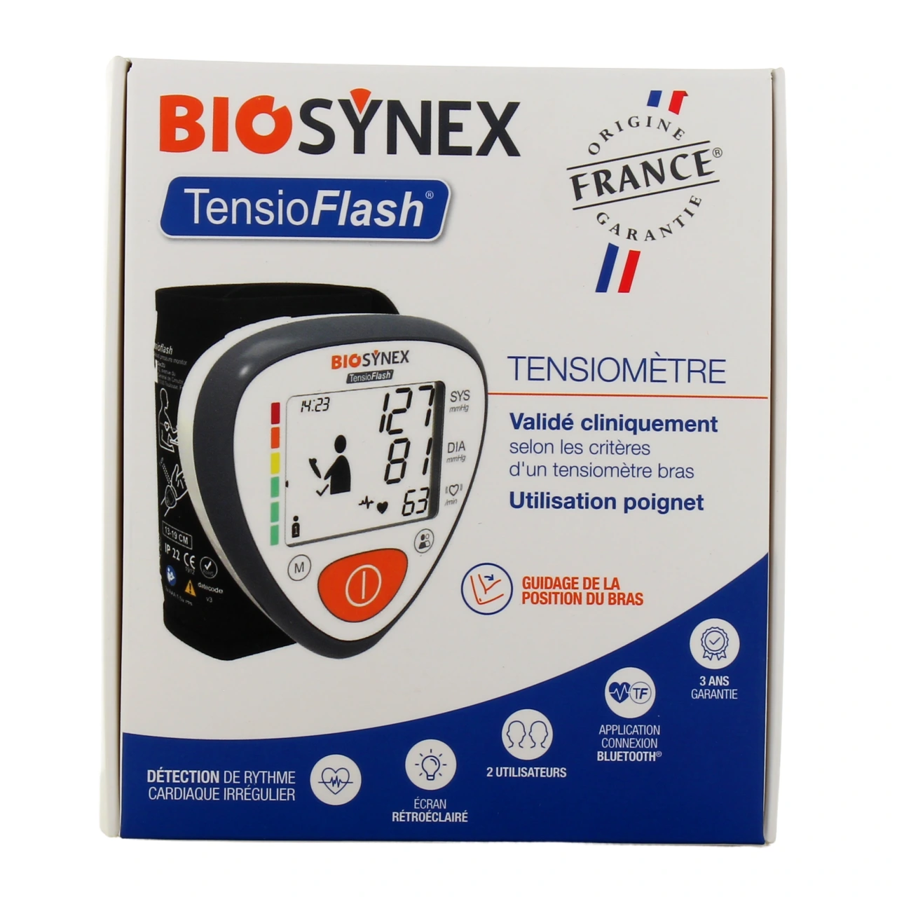 Biosynex TensioFlash Tensiomètre Poignet - Vue 2