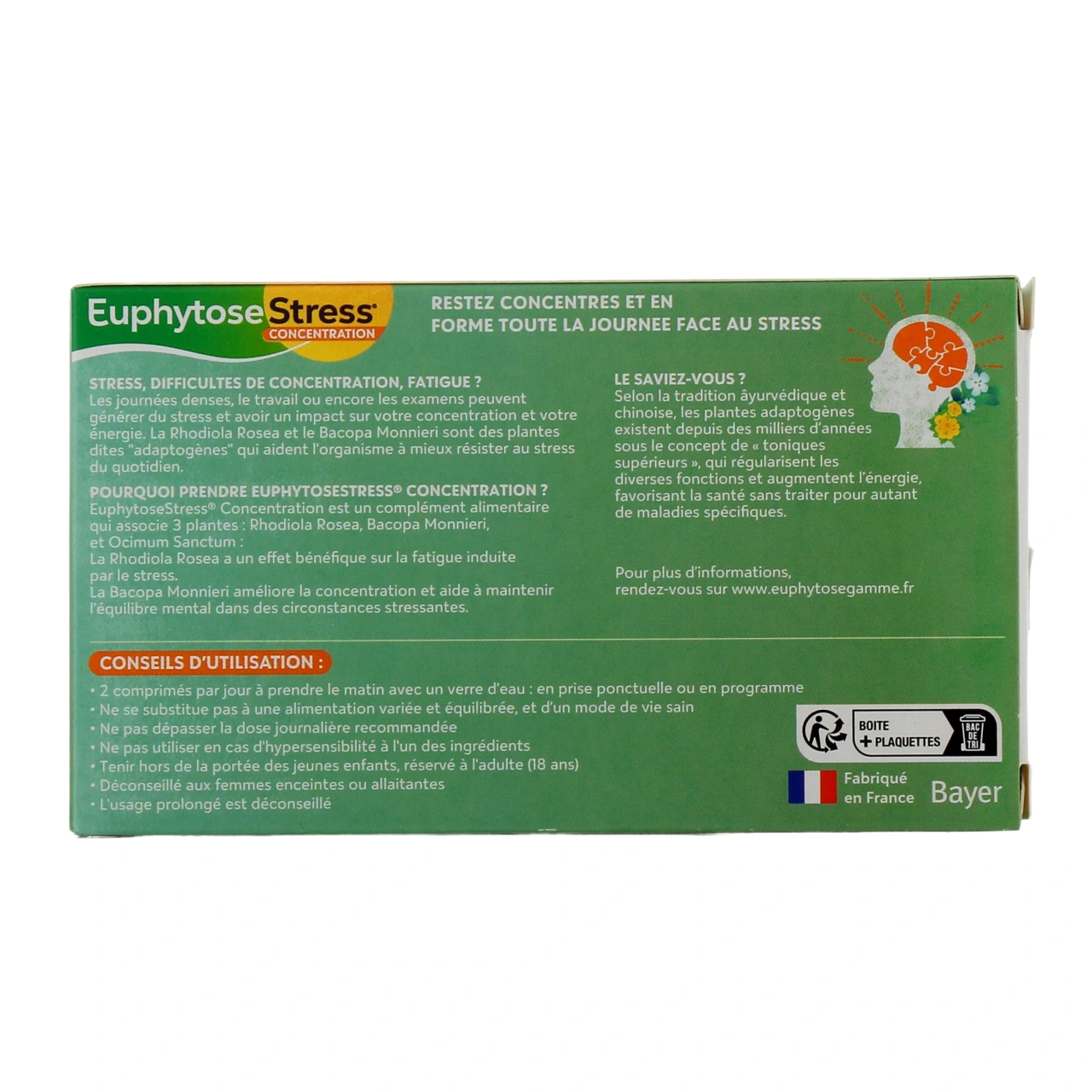 Euphytose Stress Concentration - Vue 3